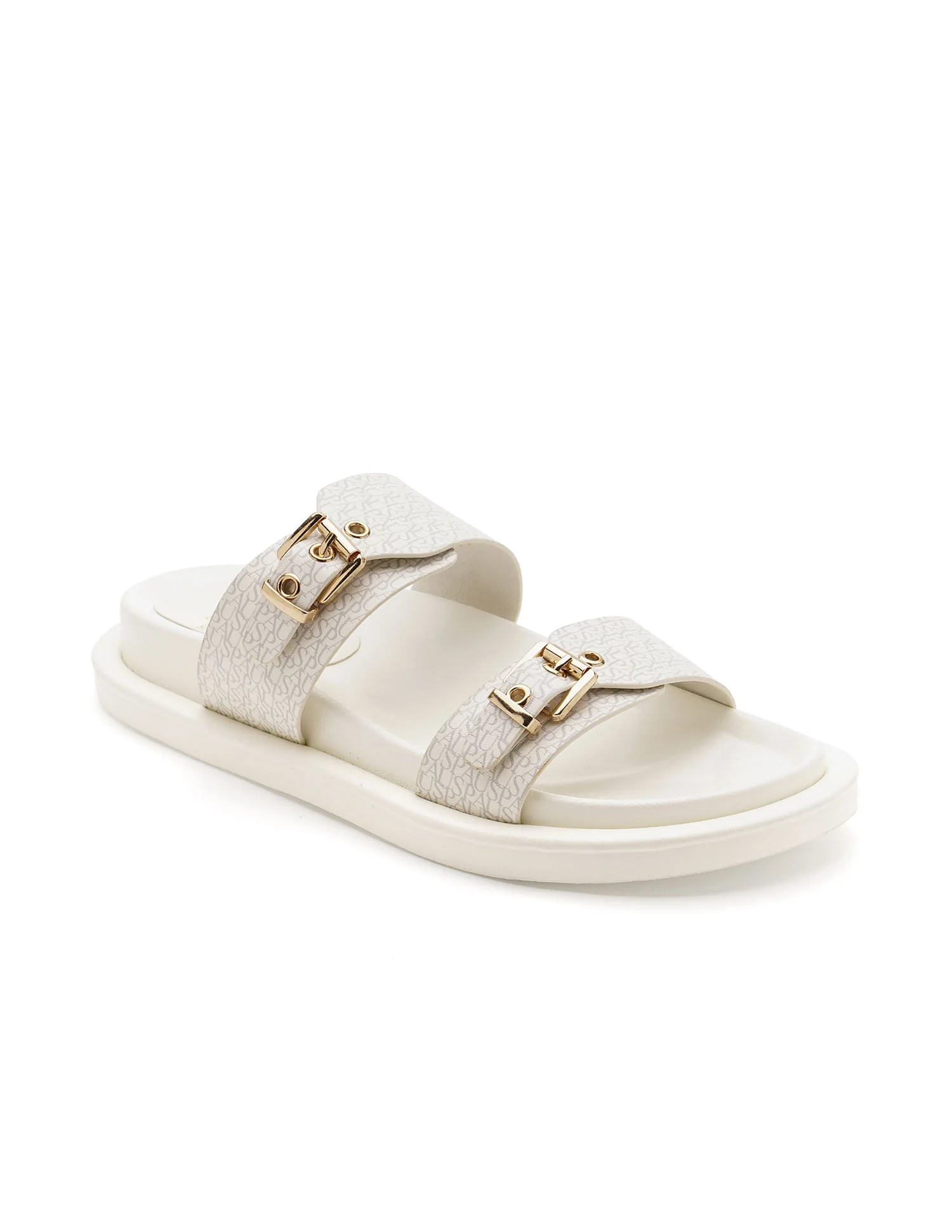 Open Toe Buckle Detail Maria Sandals - Image 3