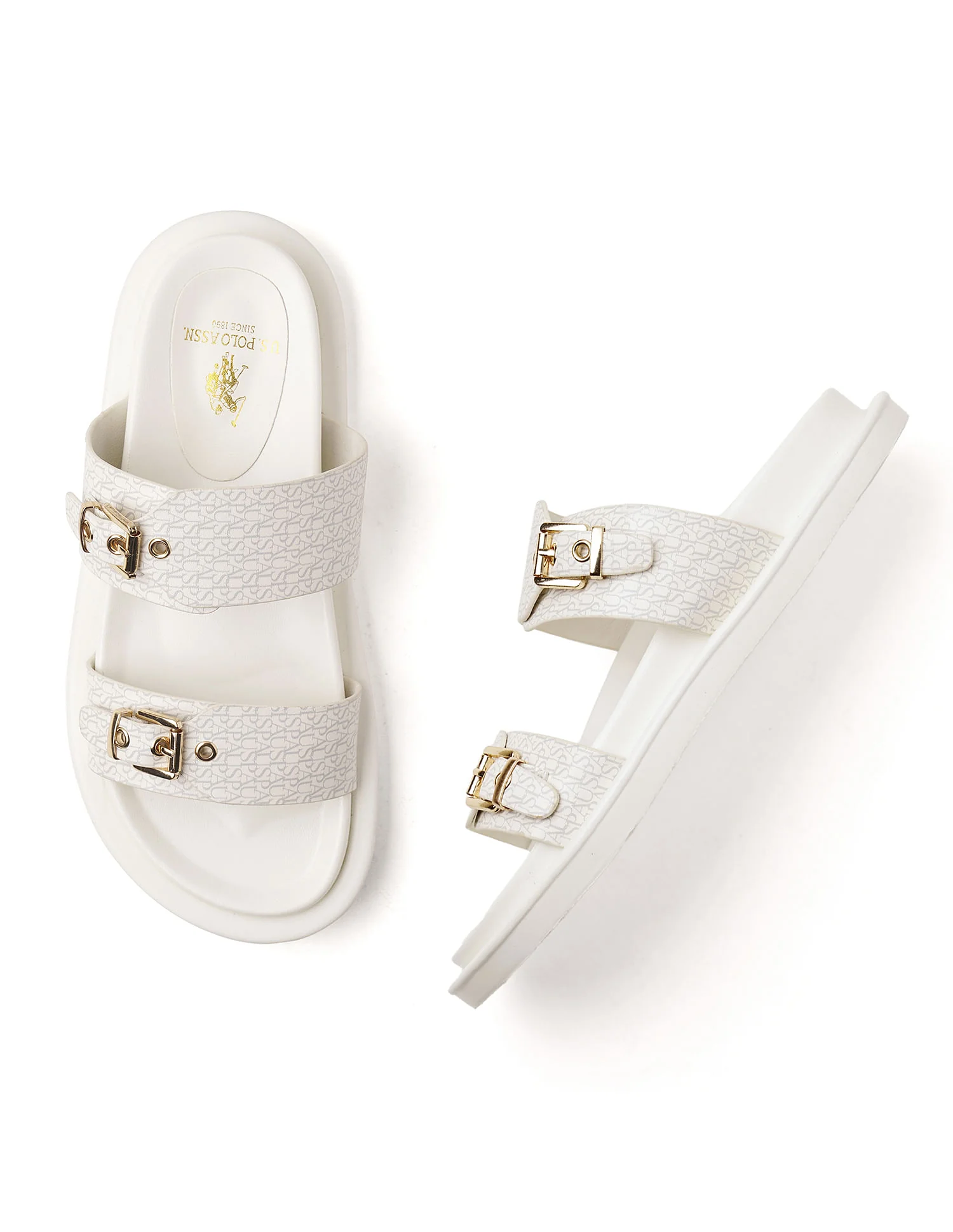 Open Toe Buckle Detail Maria Sandals - Image 4