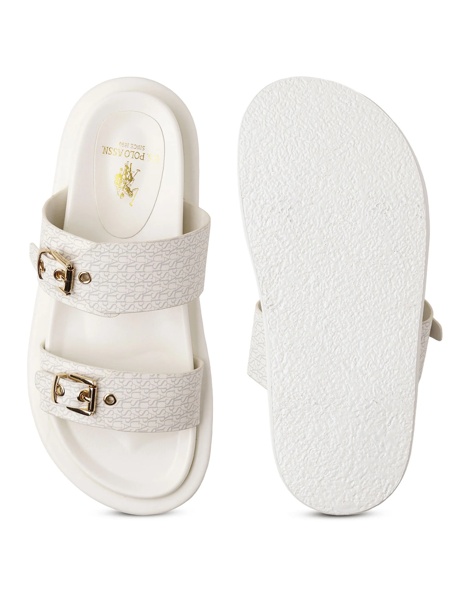 Open Toe Buckle Detail Maria Sandals - Image 7