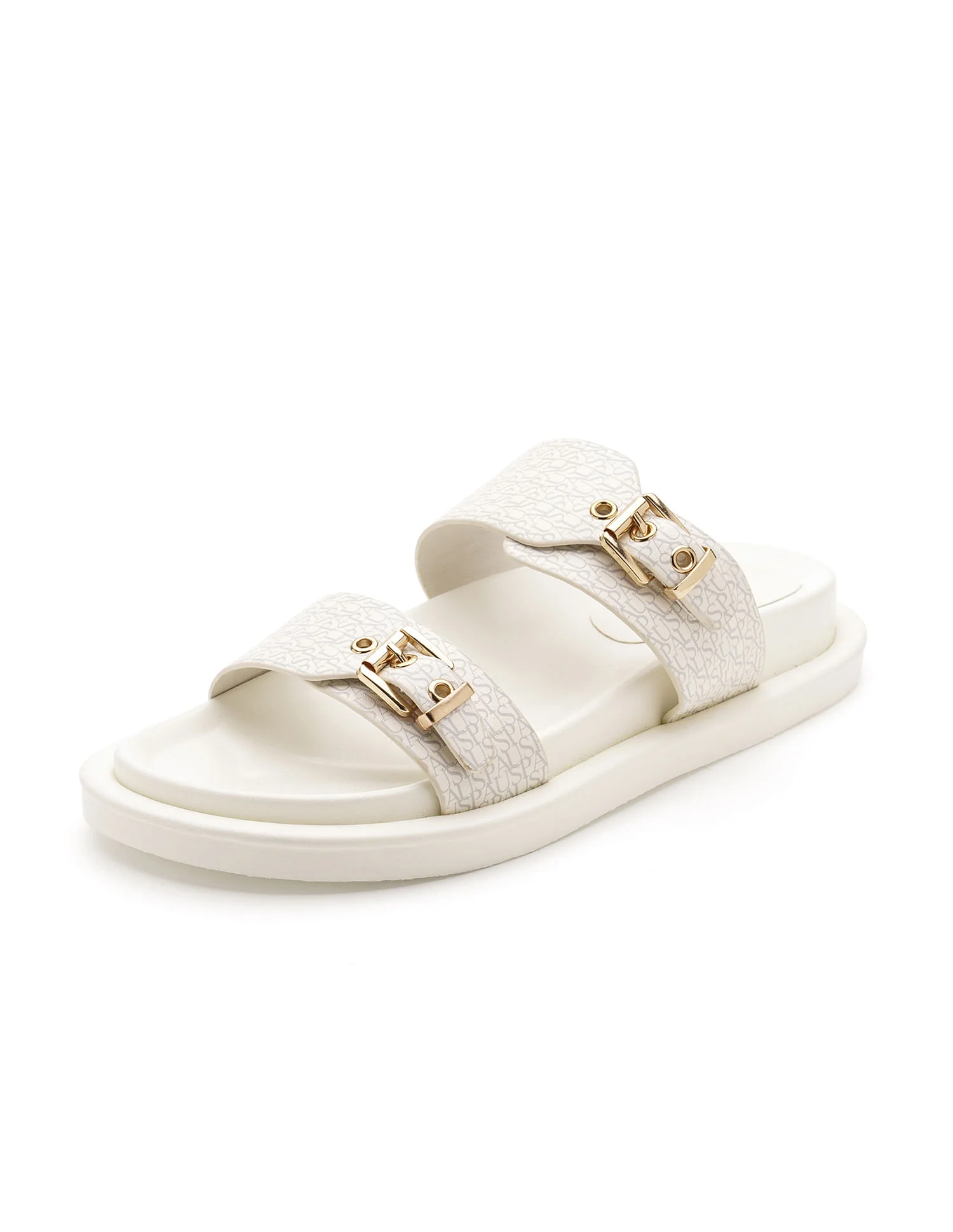 Open Toe Buckle Detail Maria Sandals - Image 8
