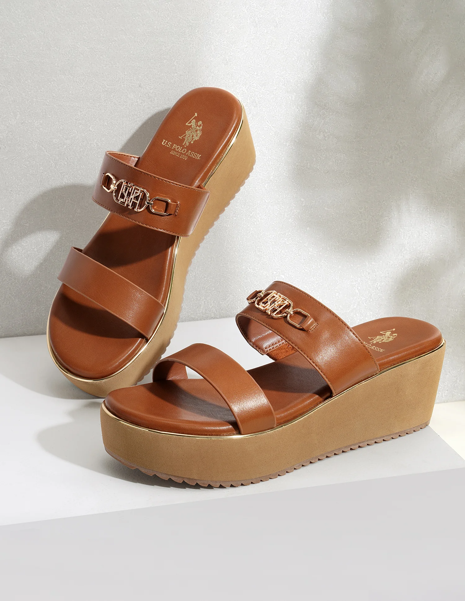 Open Toe Elettra Wedge Sandals