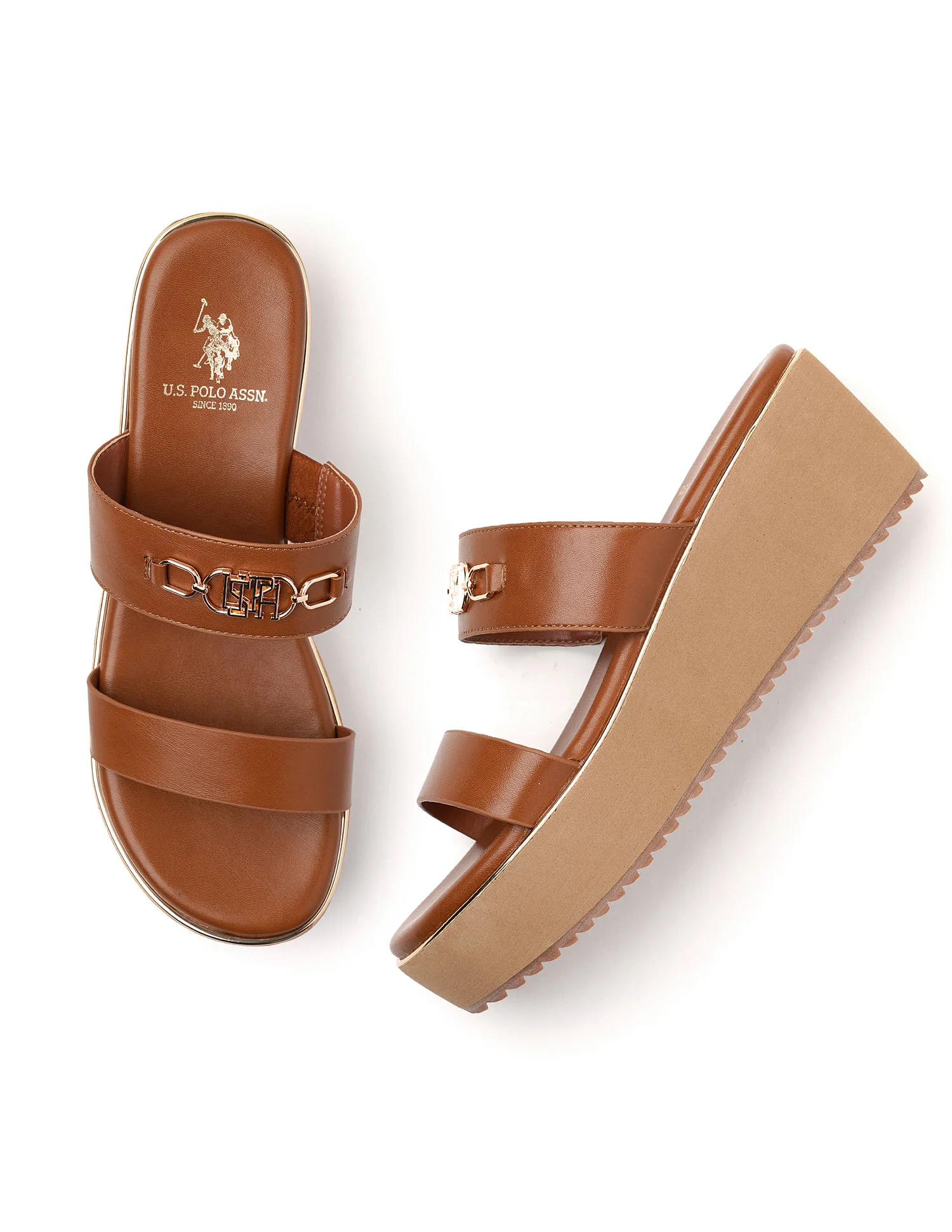 Open Toe Elettra Wedge Sandals - Image 3