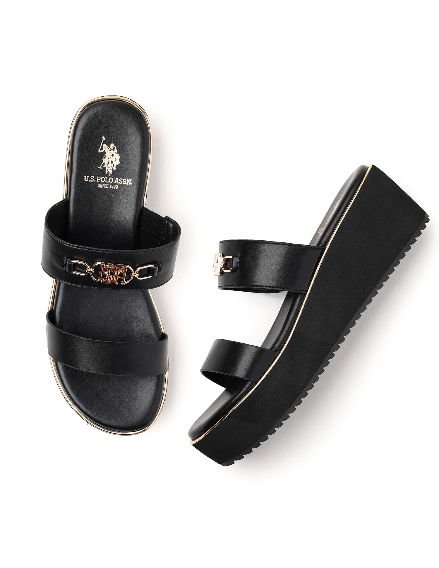Women Open Toe Elettra Wedge Sandals - Image 3