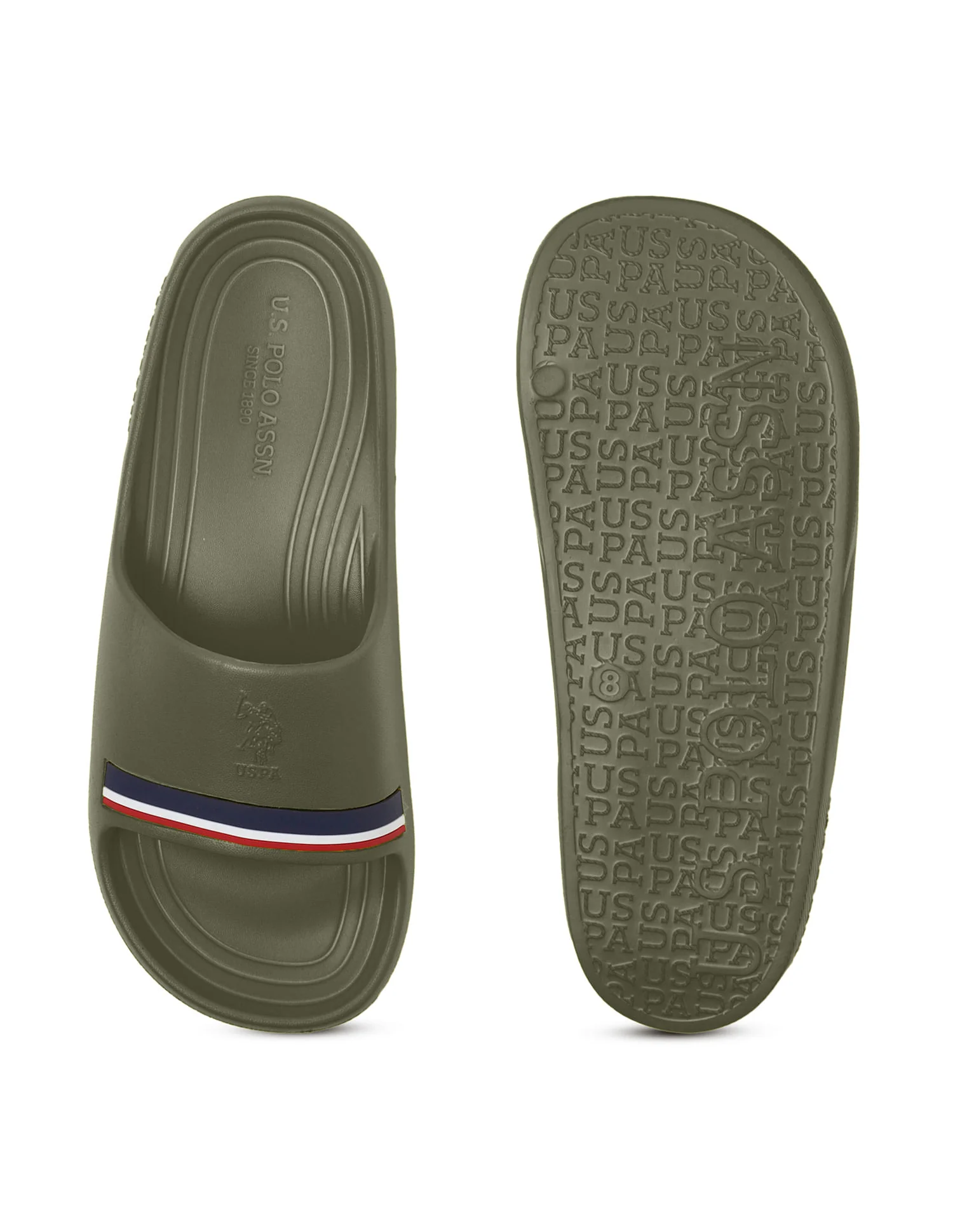 Men Easton 2.0 Dk. Green Foam Walk Sliders - Image 6