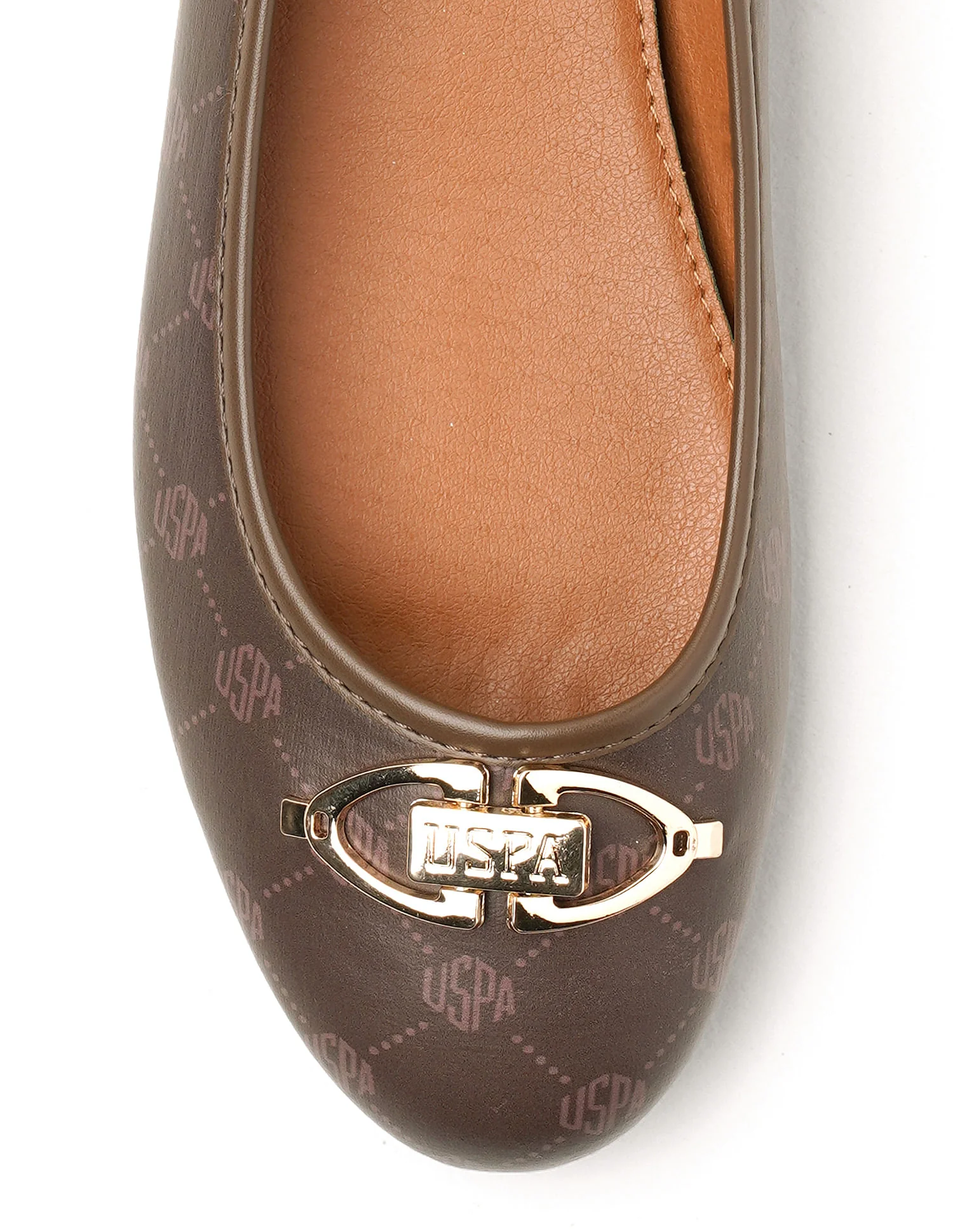 Panelled All Over Monogram Gloria Ballerinas - Image 8