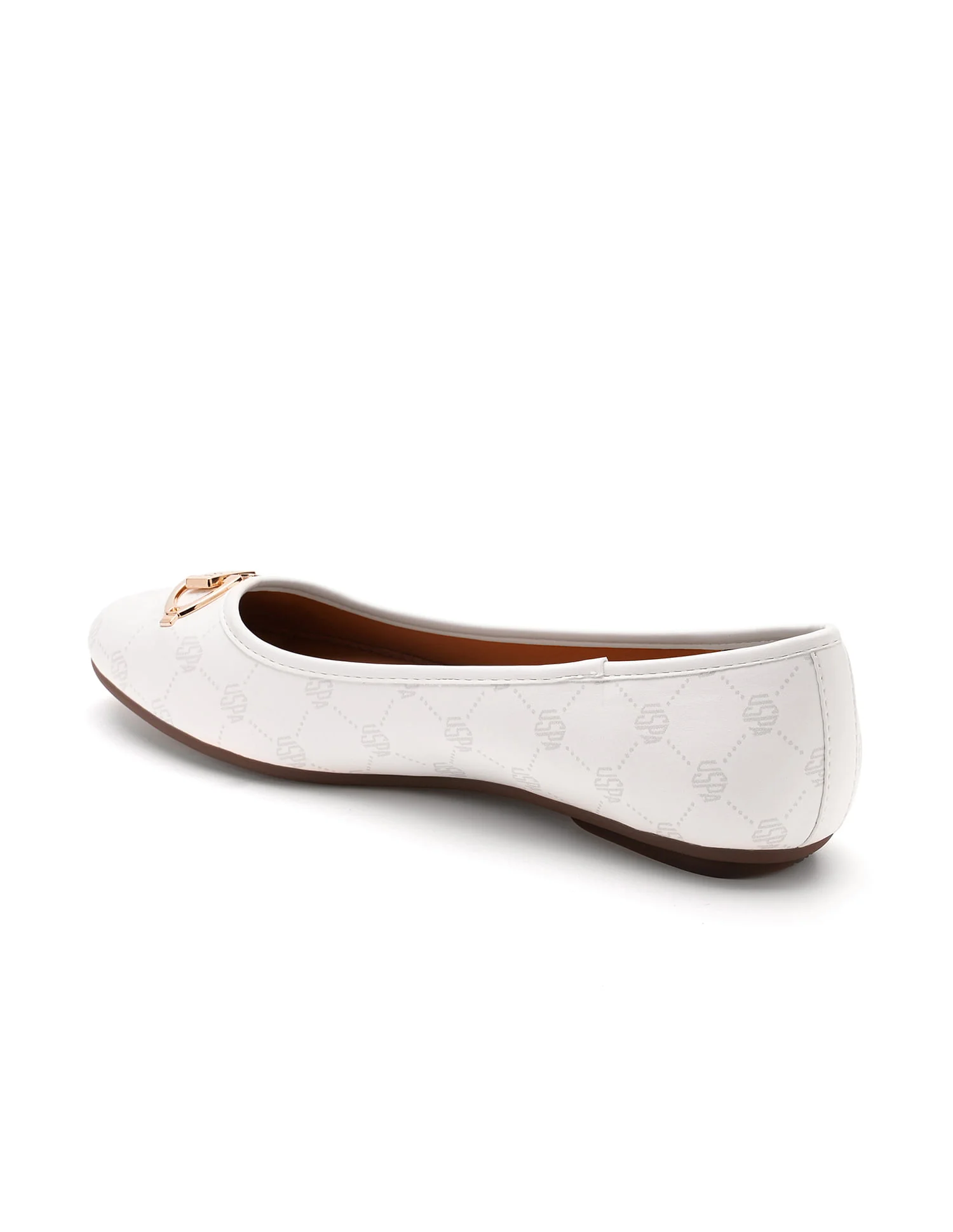 Women Panelled All Over Monogram Mia Ballerinas - Image 4