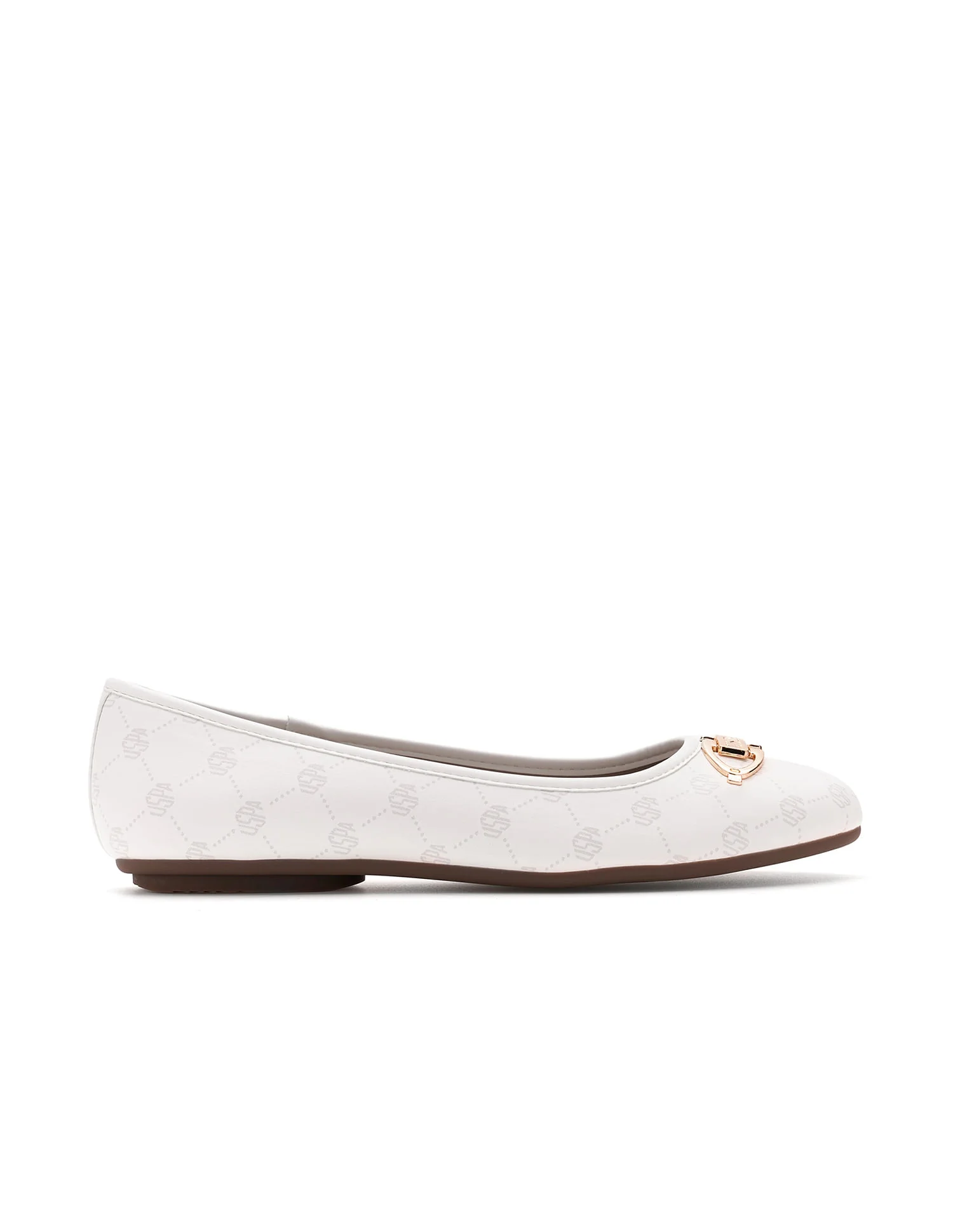 Women Panelled All Over Monogram Mia Ballerinas - Image 5