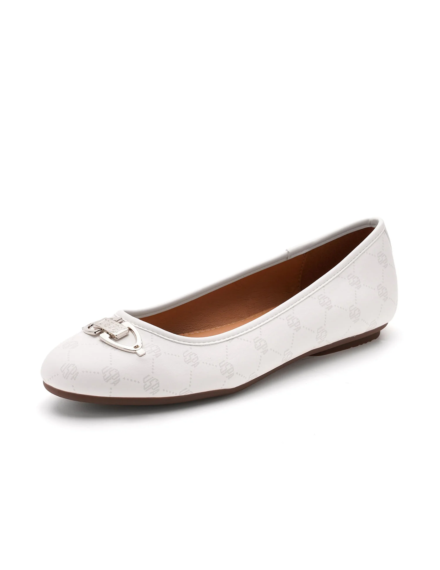 Women Panelled All Over Monogram Mia Ballerinas - Image 7