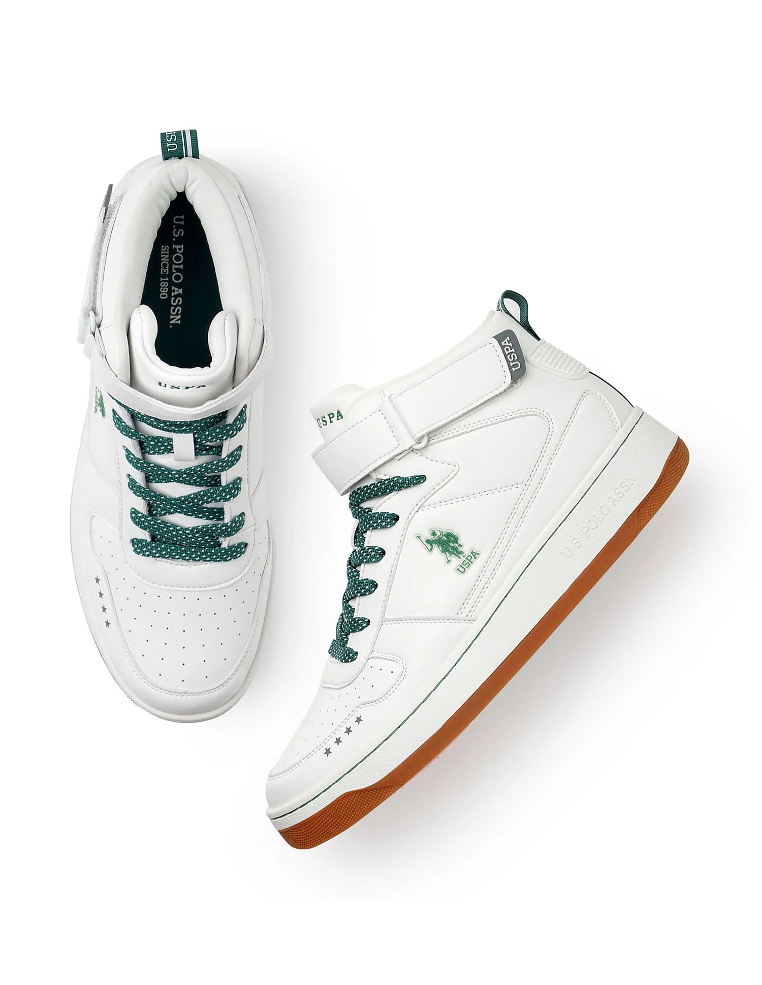 Men Elton 2.0 Off White Retro Court Mid Top  Sneakers - Image 2
