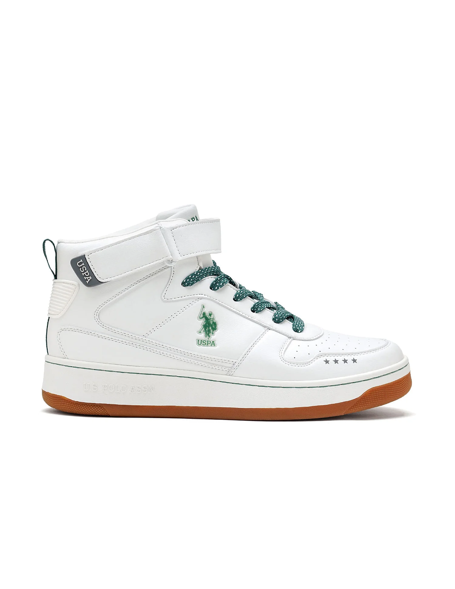 Men Elton 2.0 Off White Retro Court Mid Top  Sneakers - Image 4