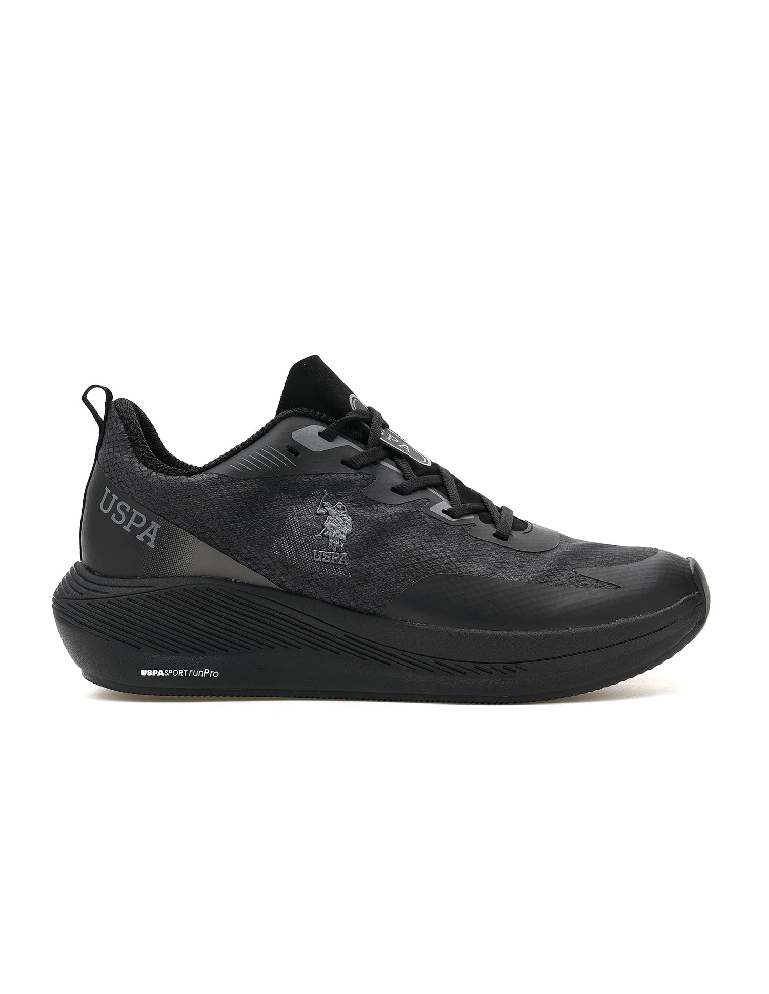 Men Severin Black Uspa Sport Runpro Running Shoes - Image 6