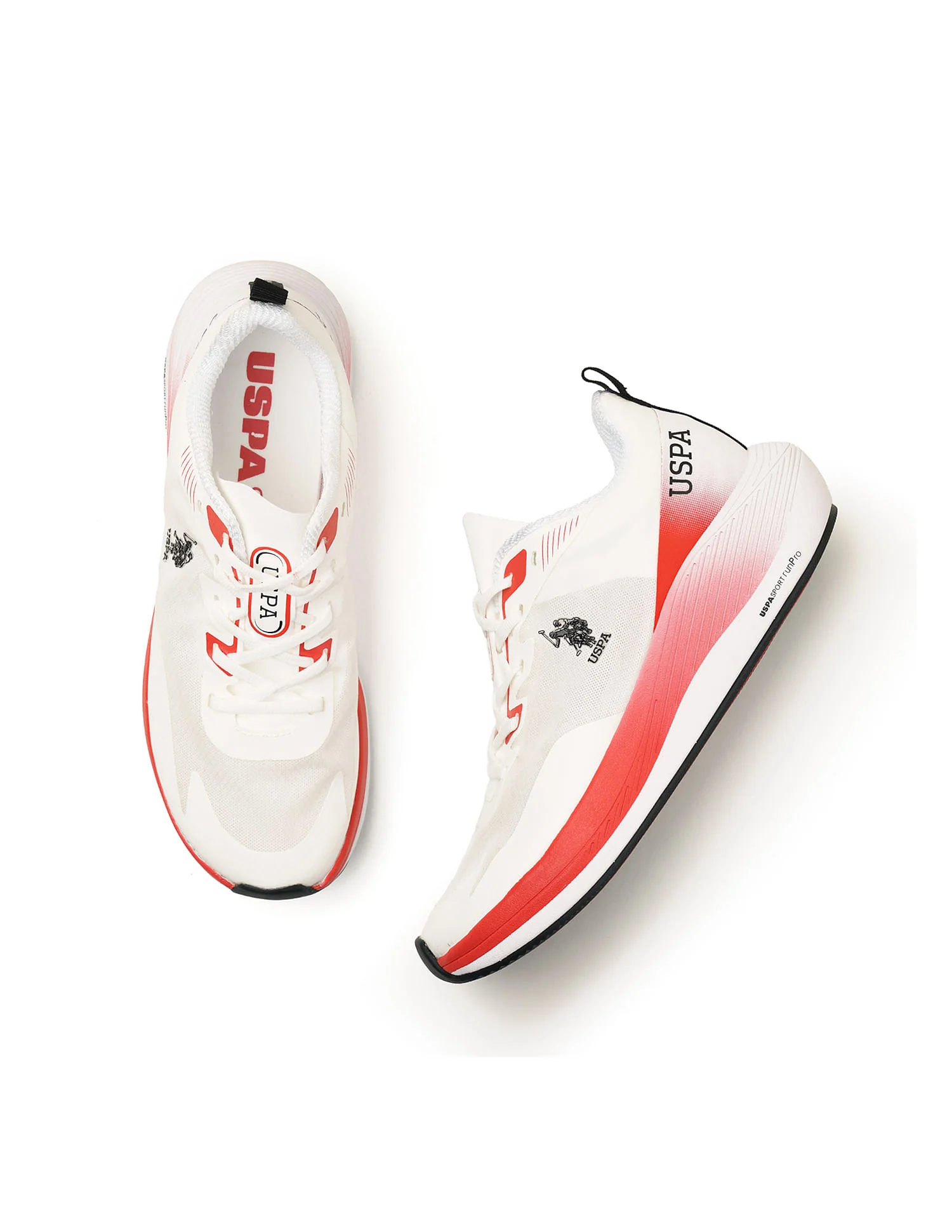 Men Severin White Uspa Sport Runpro Running Shoes - Image 4