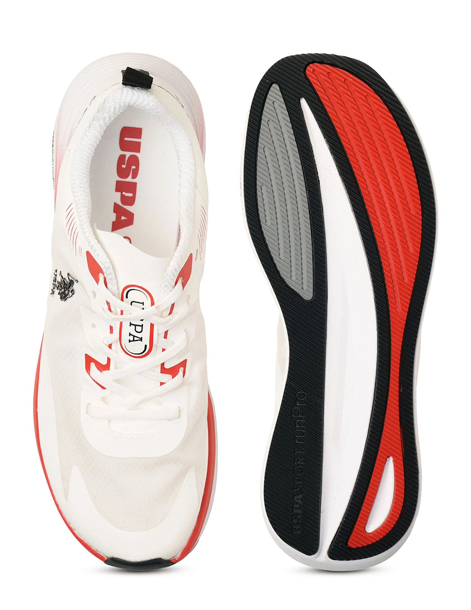 Men Severin White Uspa Sport Runpro Running Shoes - Image 7