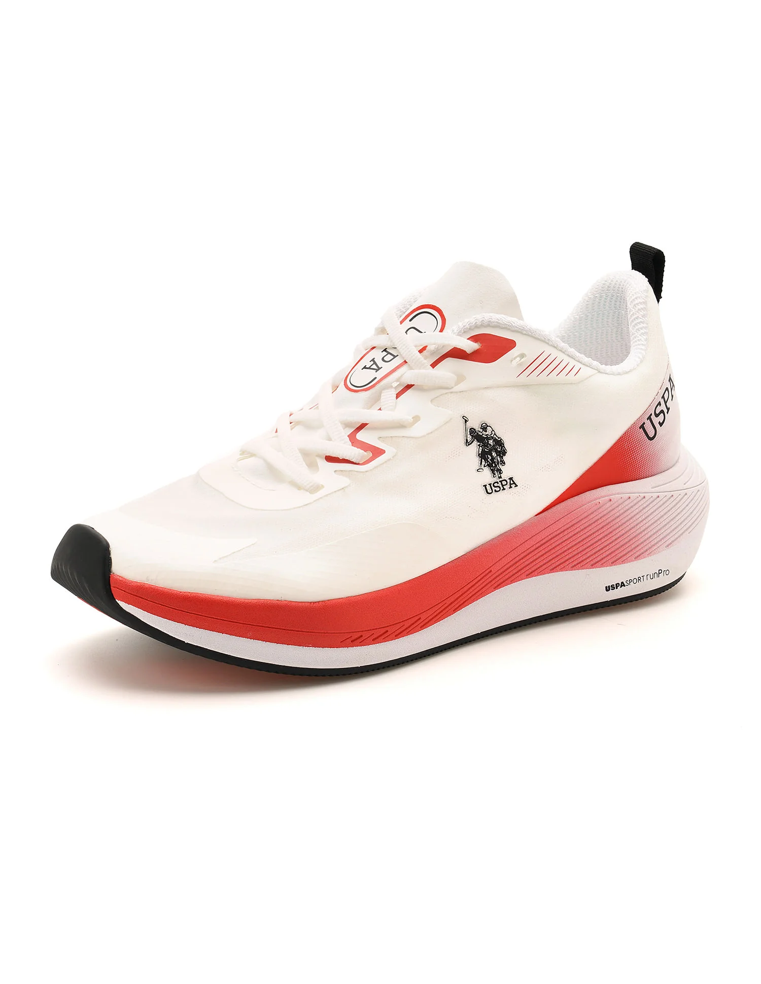 Men Severin White Uspa Sport Runpro Running Shoes - Image 8