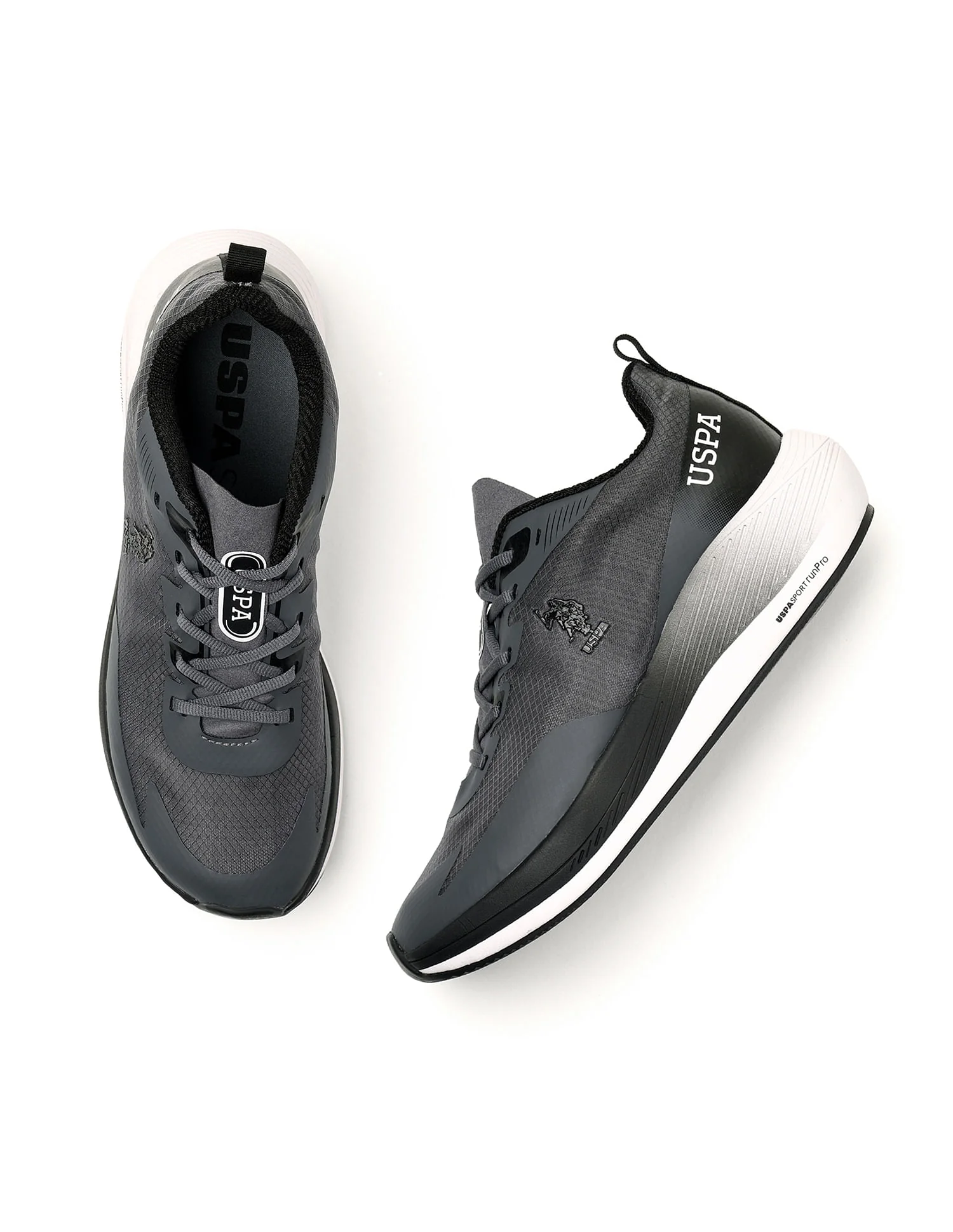 Men Severin Grey Uspa Sport Runpro Running Shoes - Image 4