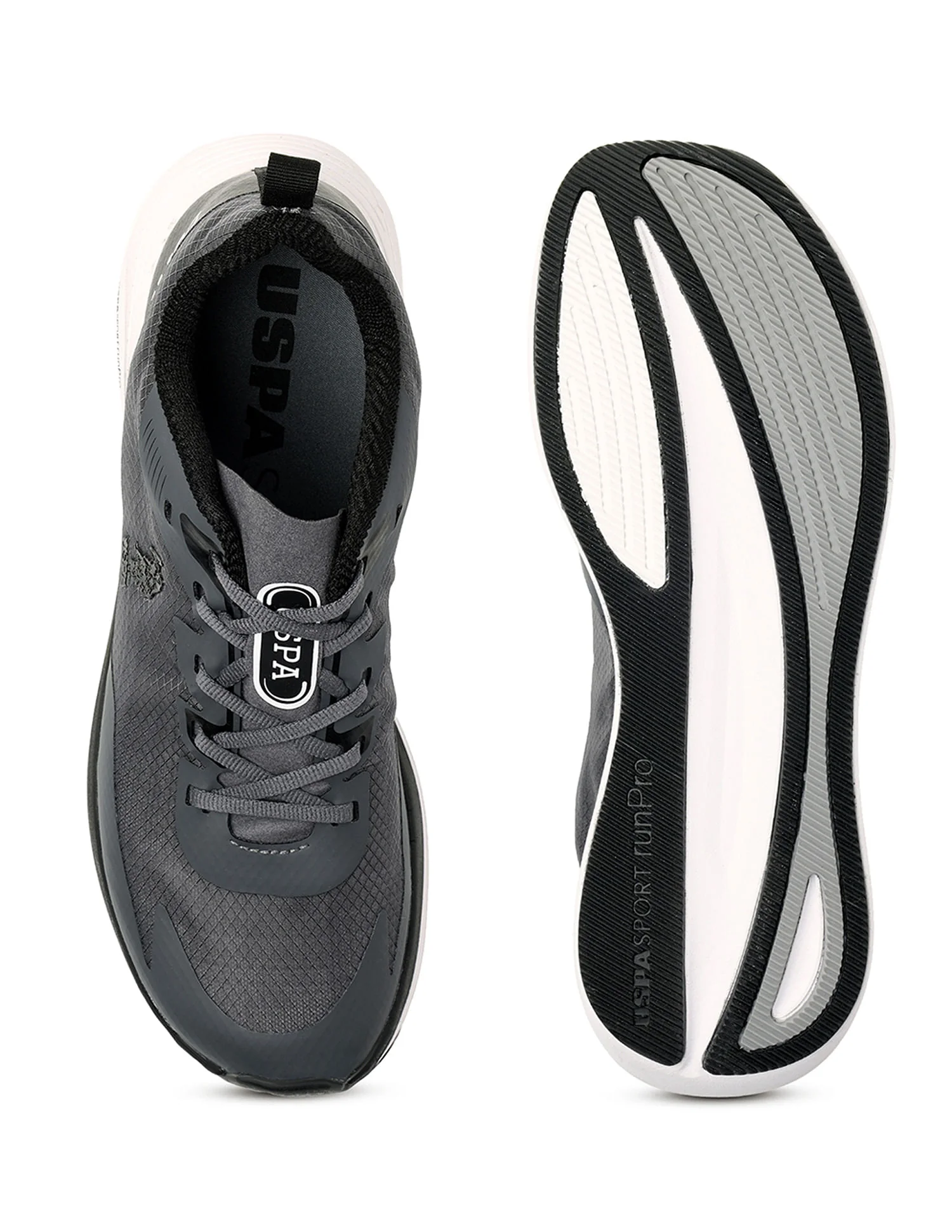 Men Severin Grey Uspa Sport Runpro Running Shoes - Image 7
