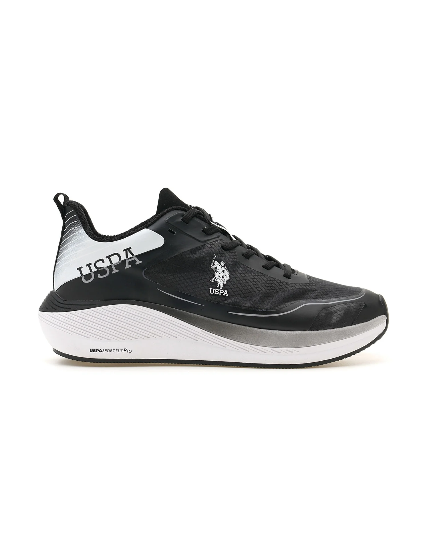 Men Henry Black Uspa Sport Runpro Running Shoes - Image 6
