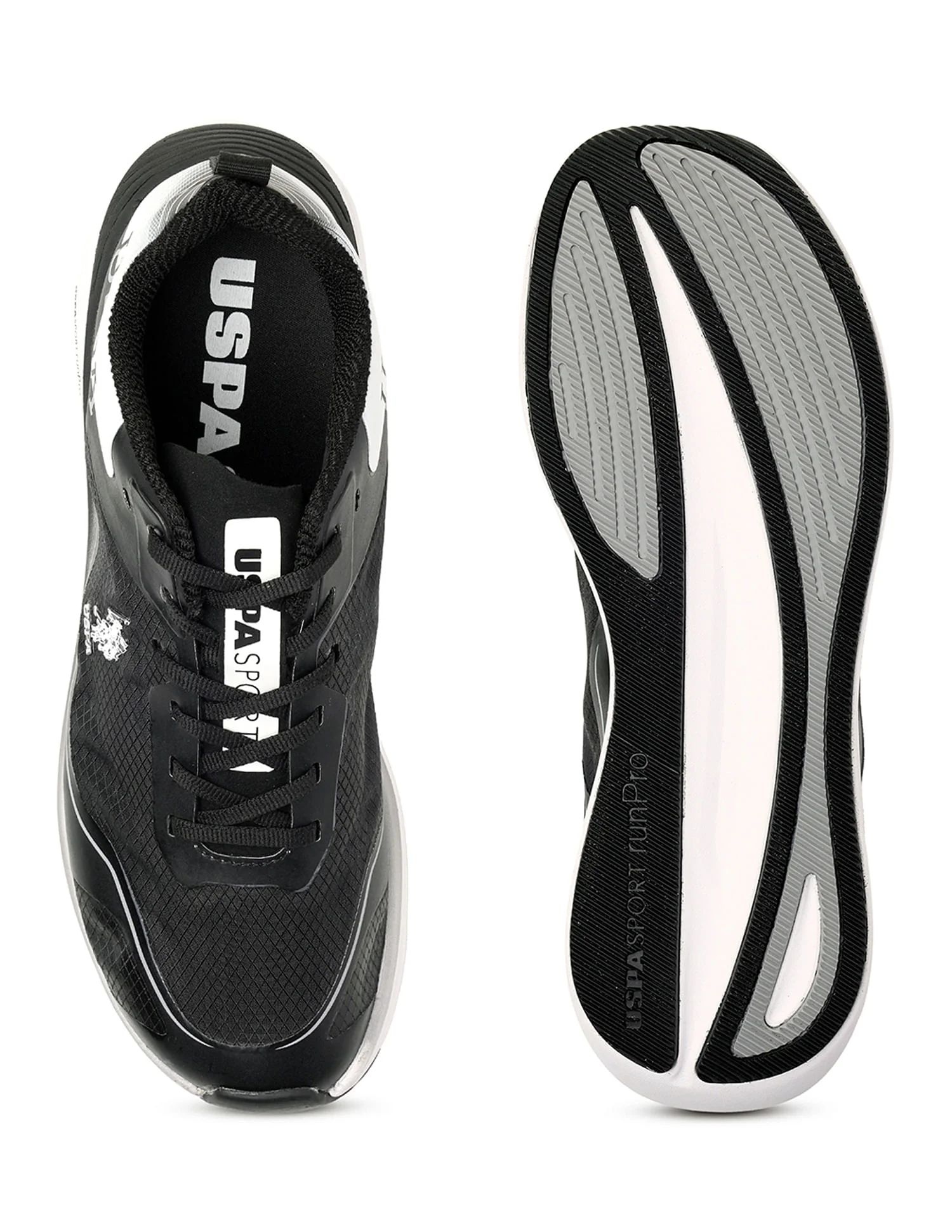 Men Henry Black Uspa Sport Runpro Running Shoes - Image 8