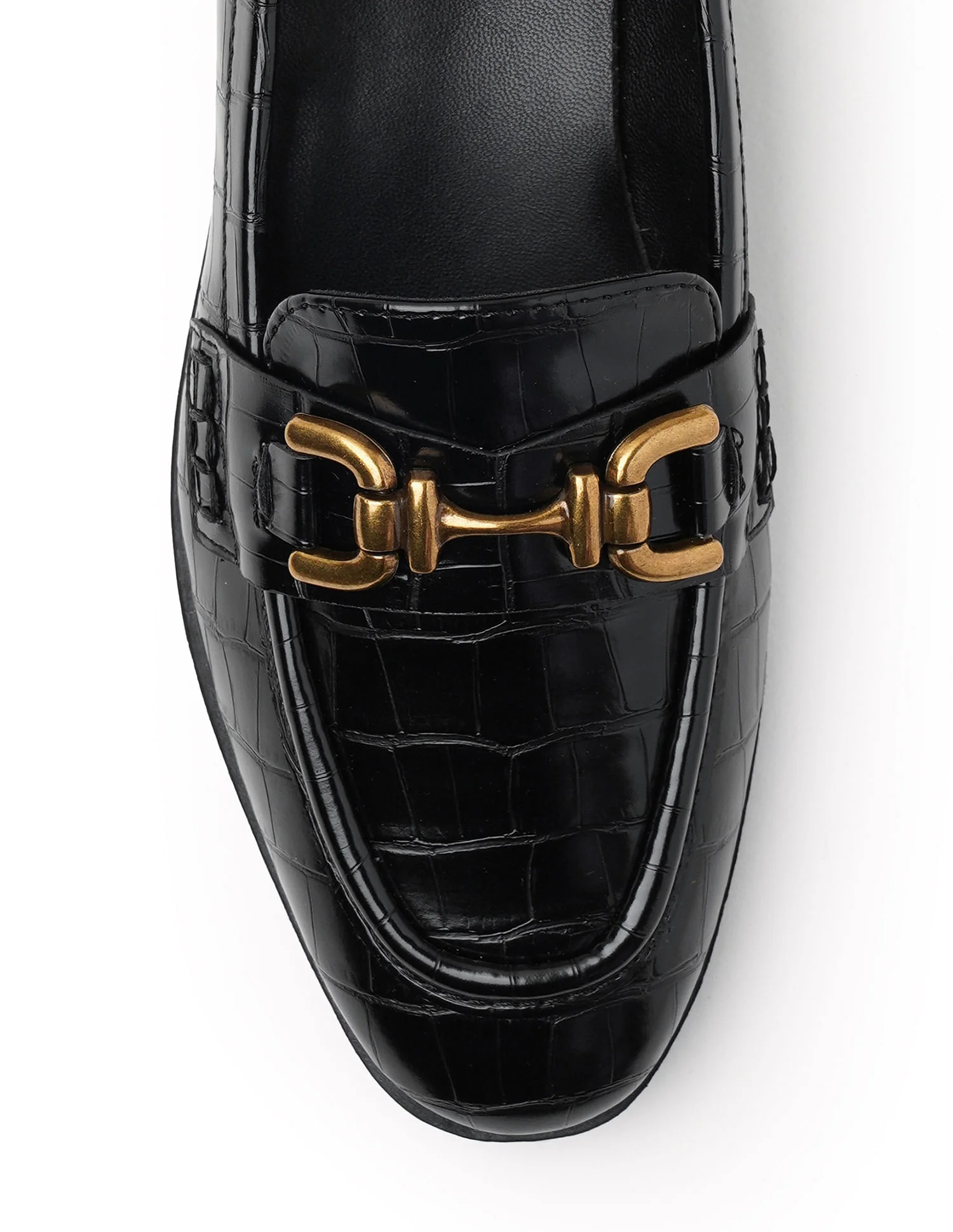 Round Toe Leisure Luna Loafers - Image 8