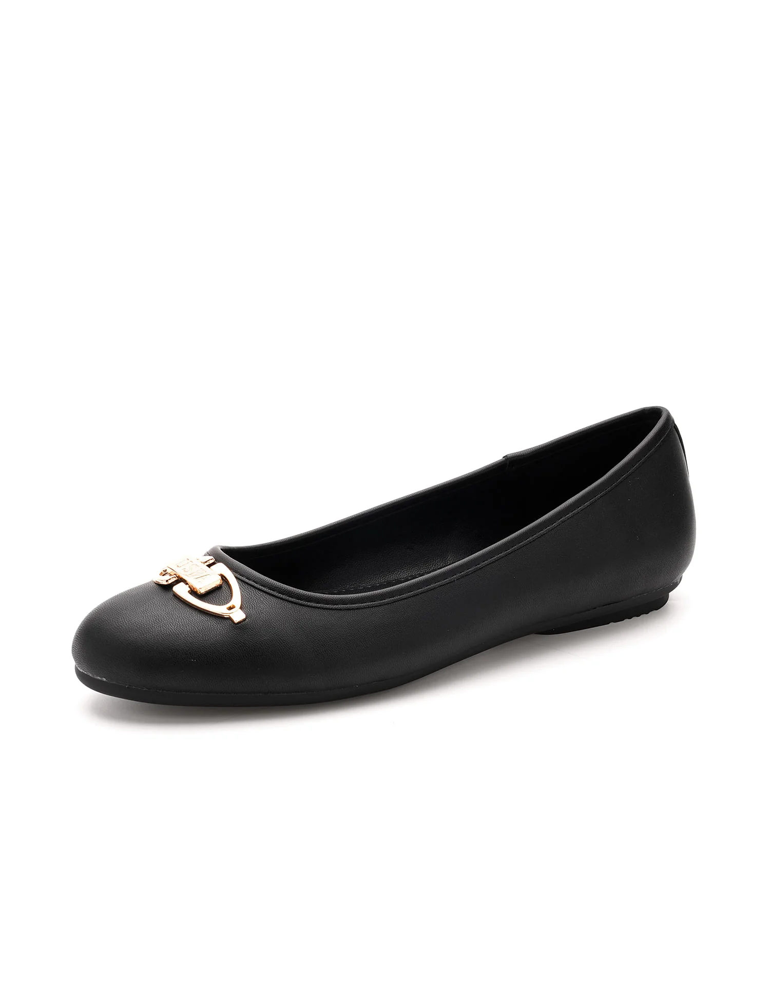 Round Toe Solid Gloria Ballerinas - Image 7