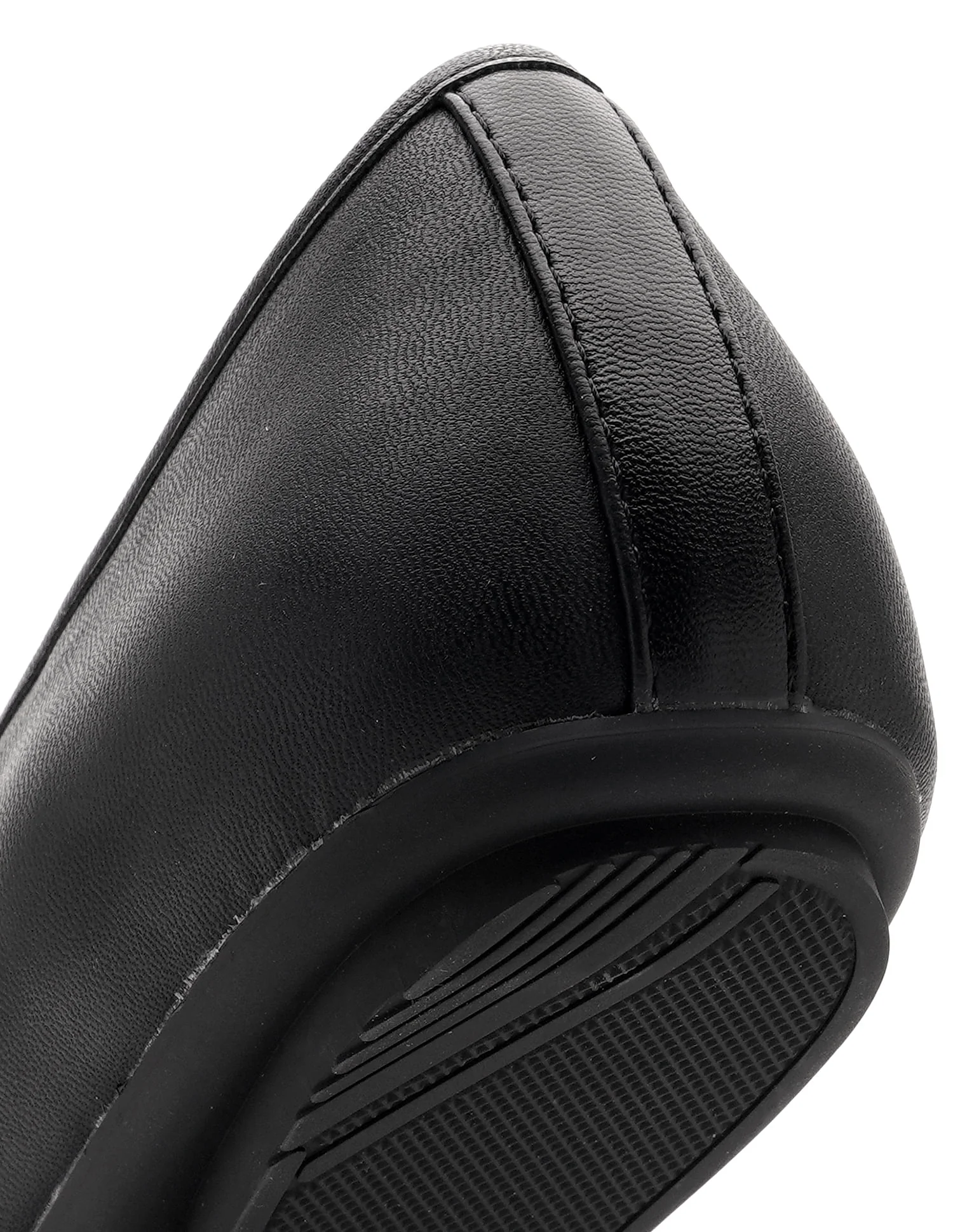 Round Toe Solid Gloria Ballerinas - Image 9