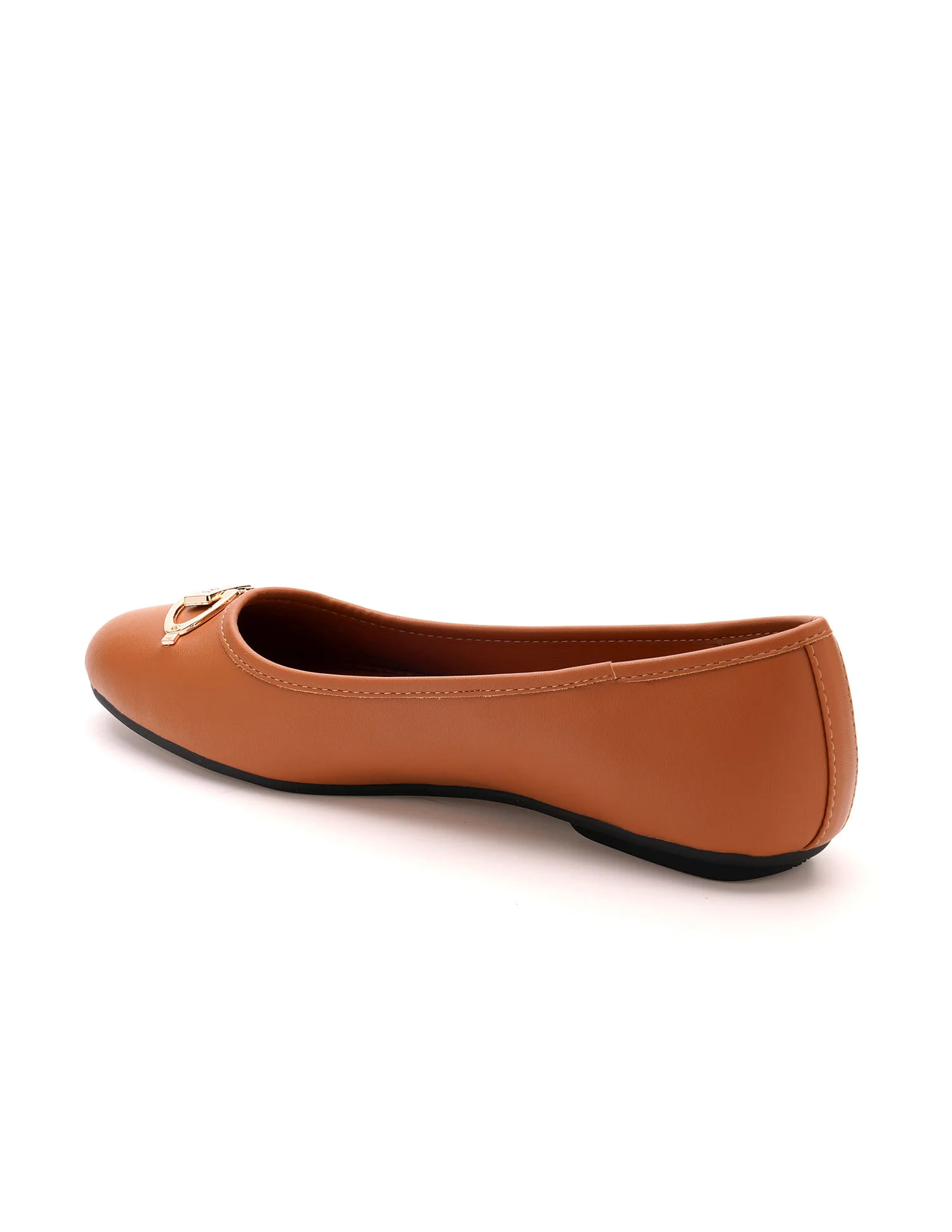 Round Toe Solid Mia Ballerinas - Image 4