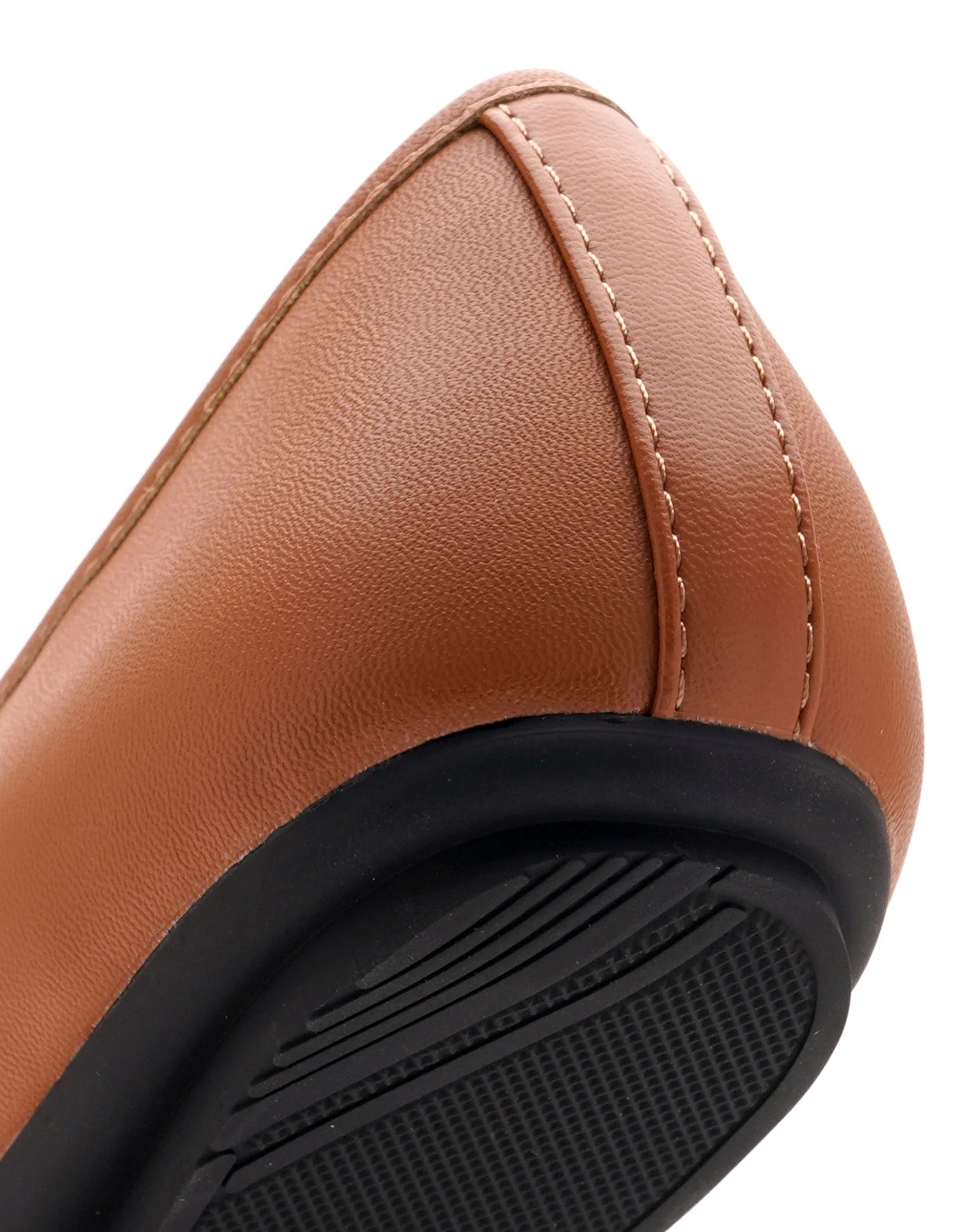 Round Toe Solid Mia Ballerinas - Image 9