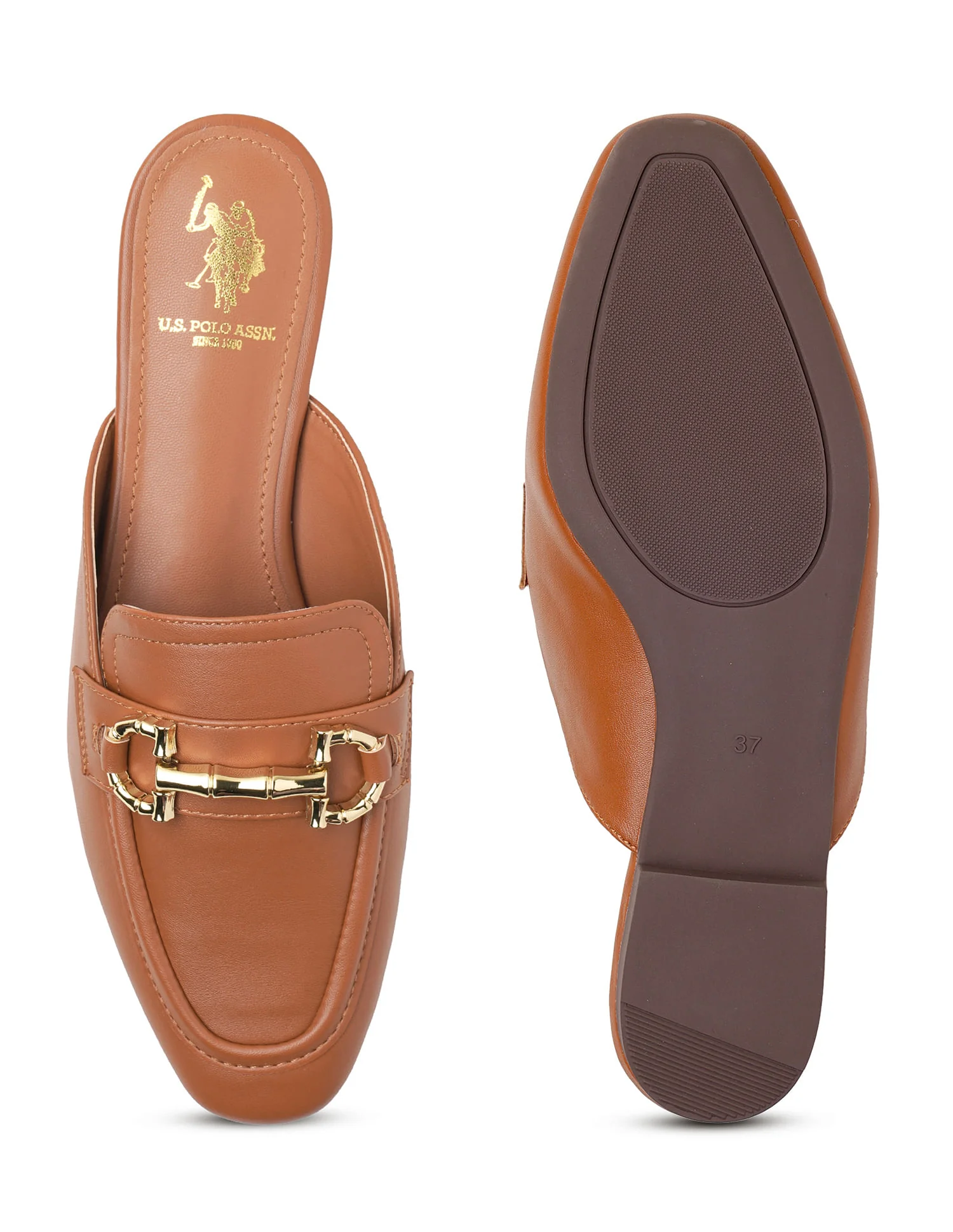 Round Toe Solid Tecla Sandals - Image 6