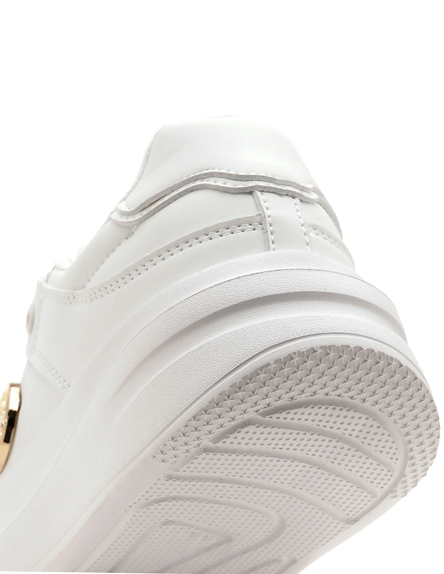 Textured Burna Metallic Logo Sneakers - Image 9