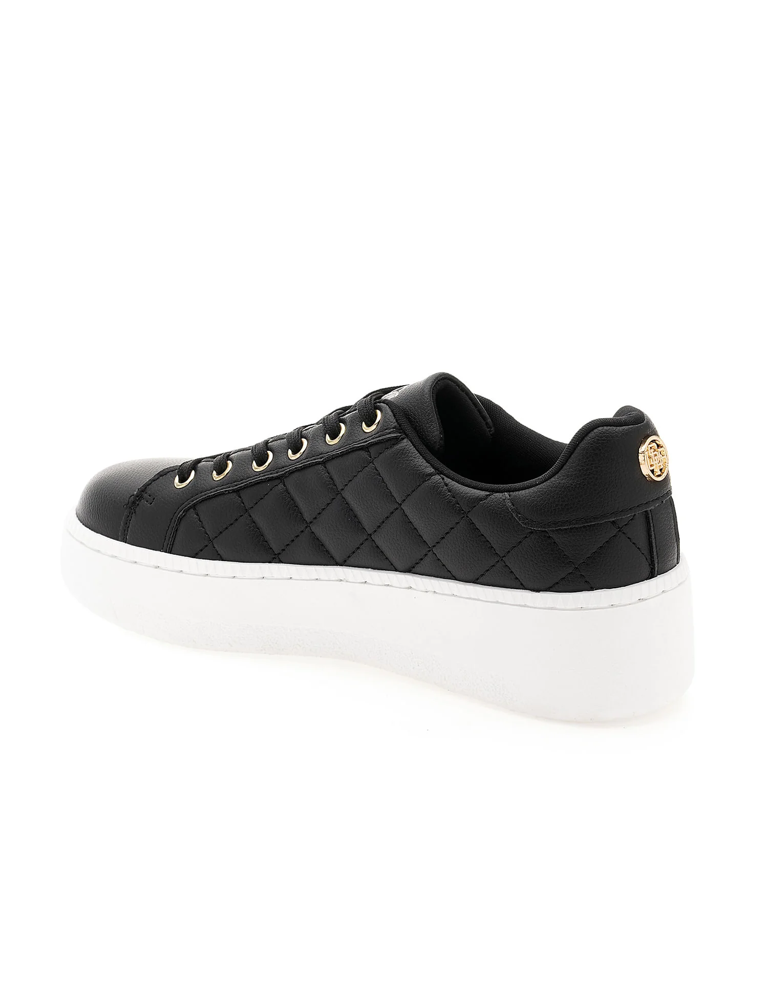Women Textured Gabriella Metallic Logo Sneakers - Image 4