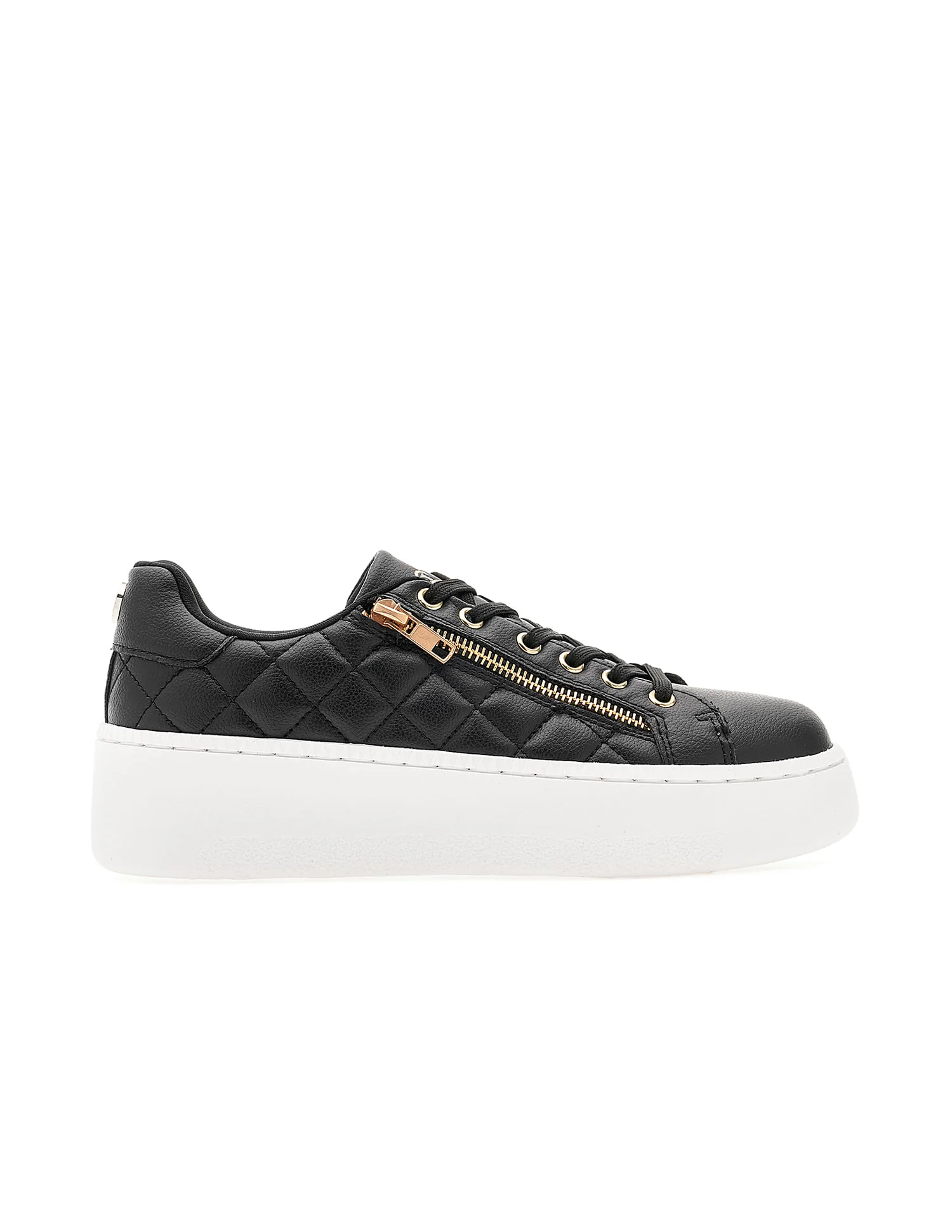 Women Textured Gabriella Metallic Logo Sneakers - Image 5