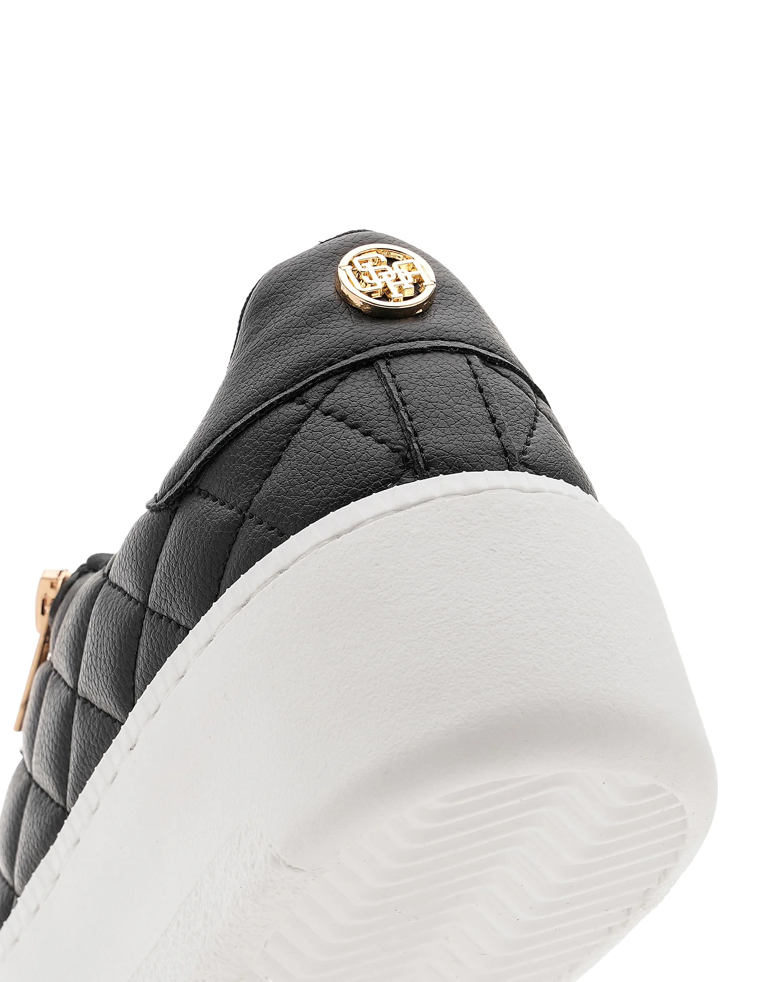Women Textured Gabriella Metallic Logo Sneakers - Image 9