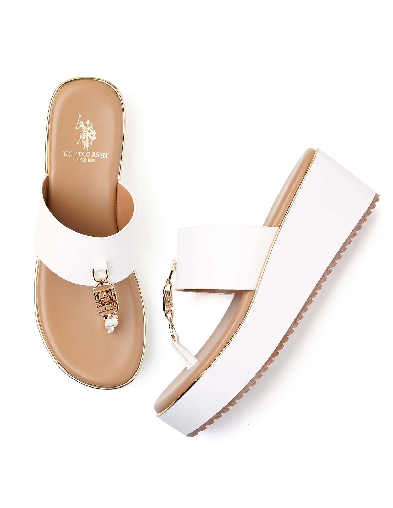 Toe Separator Alessia Wedge Sandals - Image 3