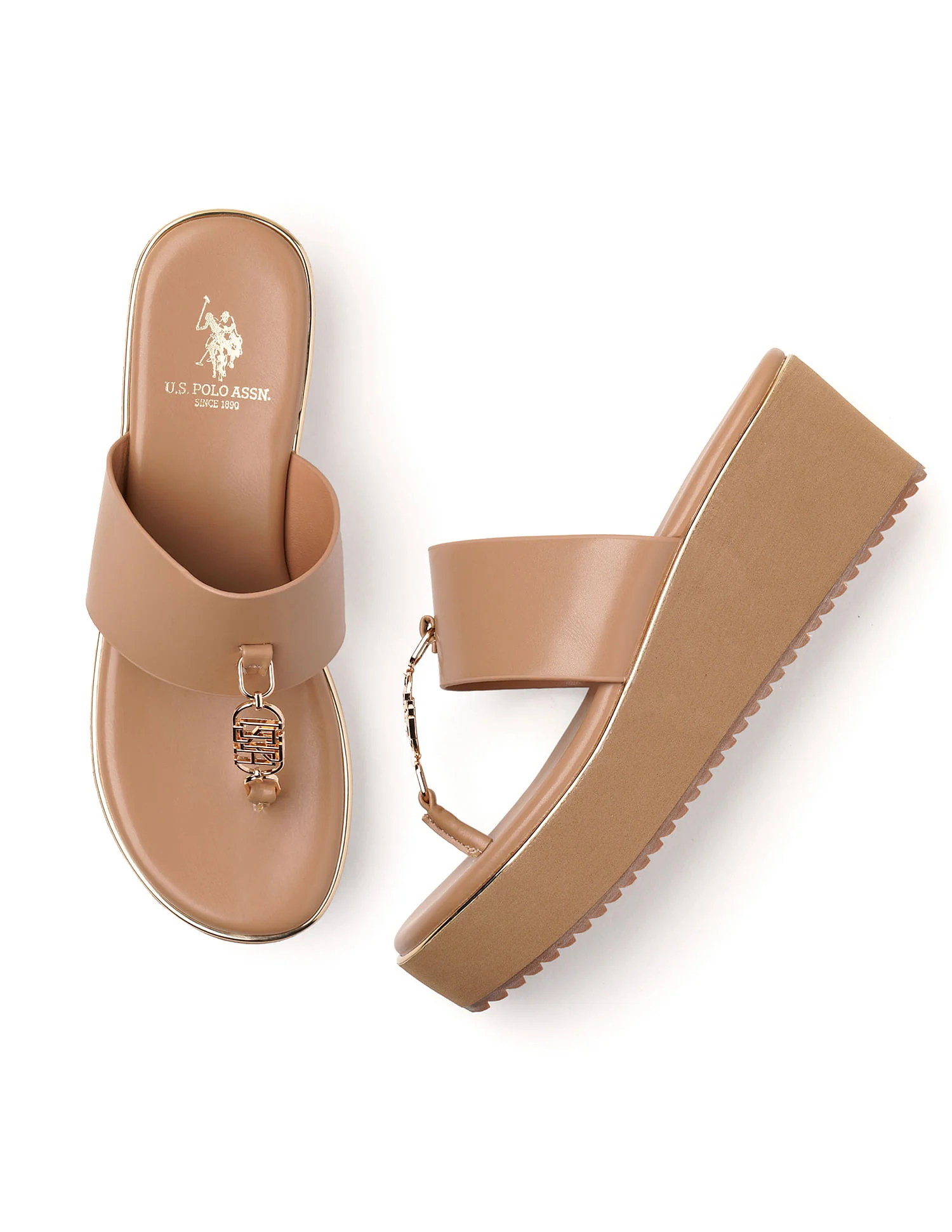 Toe Separator Alessia Wedge Sandals - Image 3