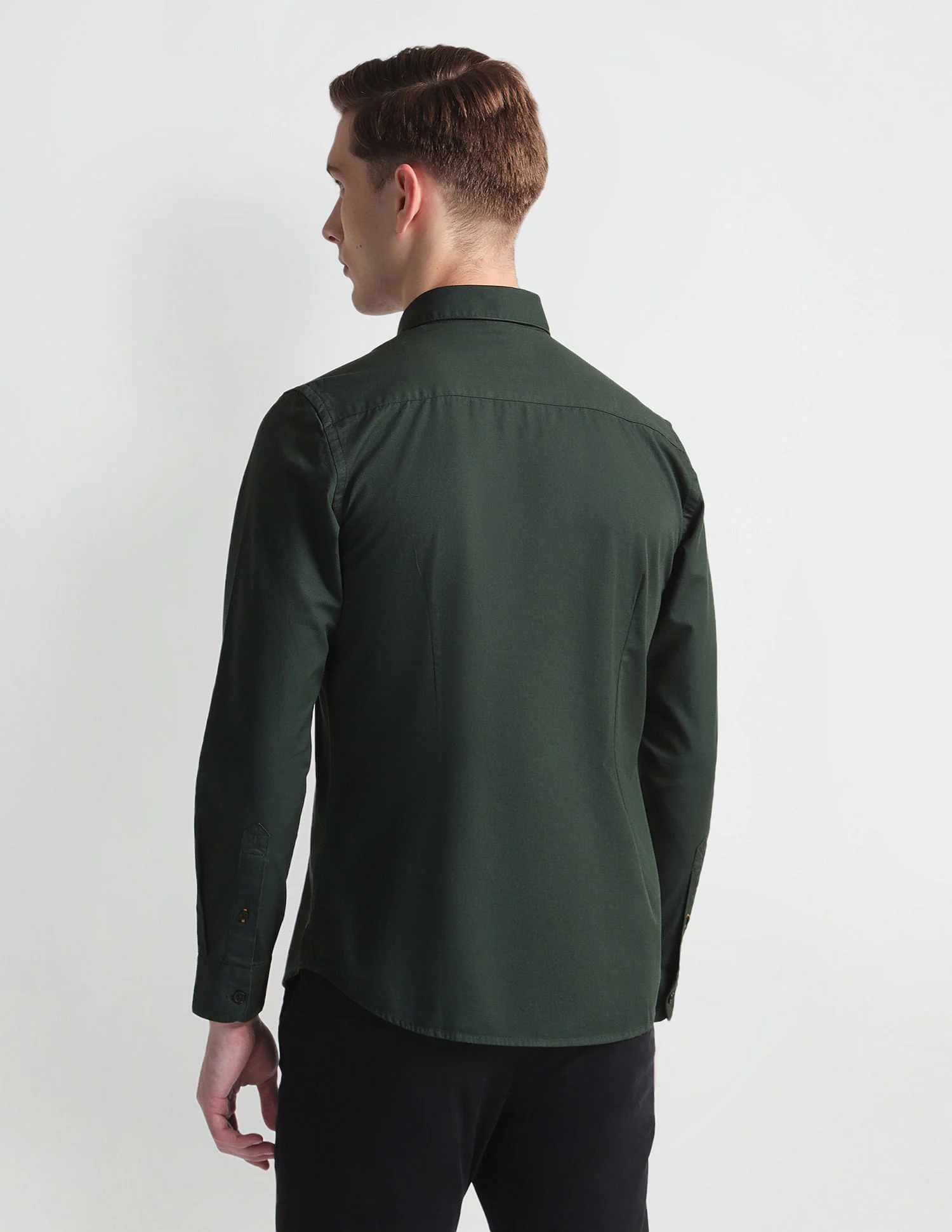 French Placket Solid Shirt - Image 5
