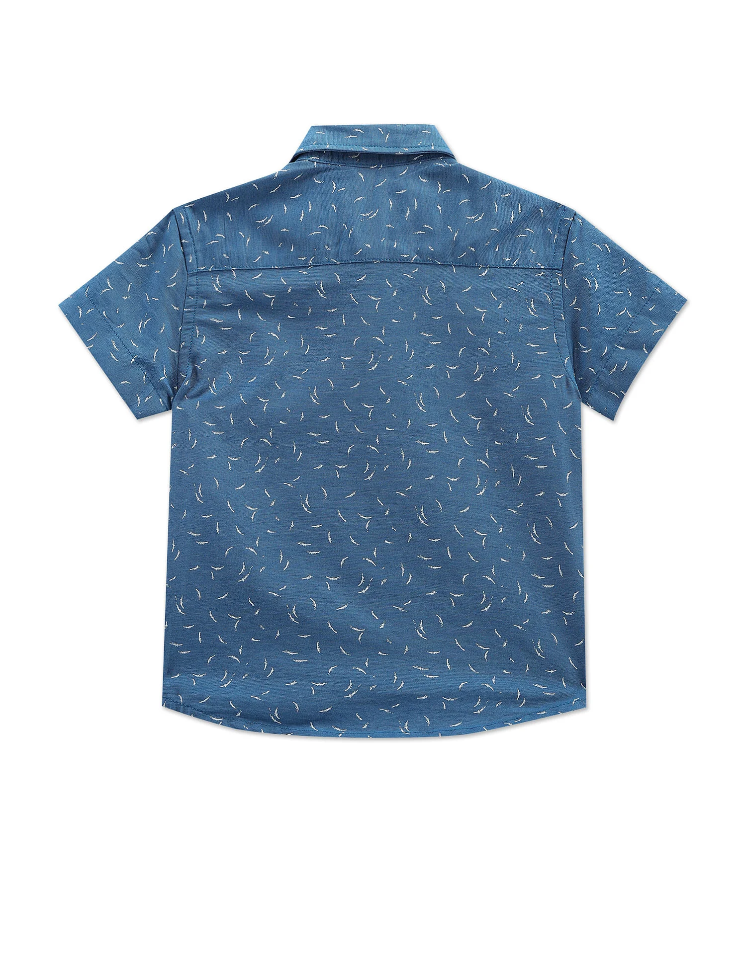 Geometric Print Cotton Shirt - Image 2