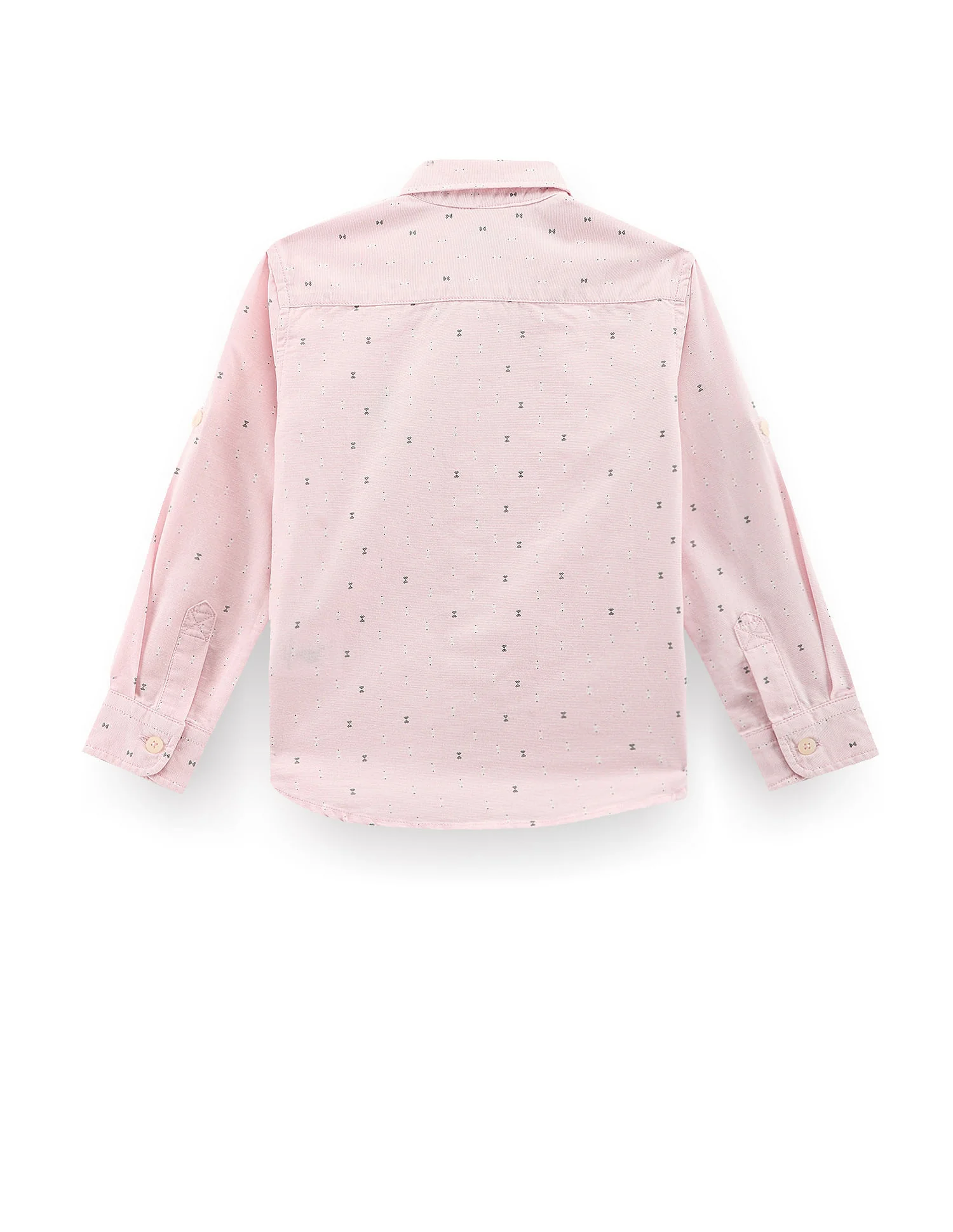 Geometric Print Cotton Shirt - Image 2