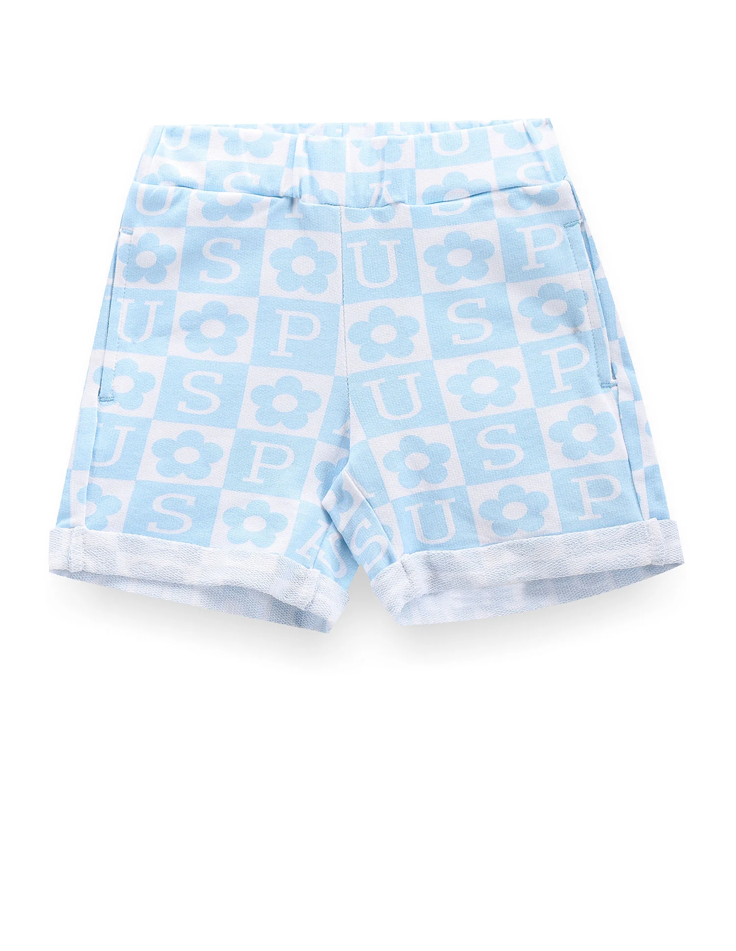 Girls Brand Print Shorts