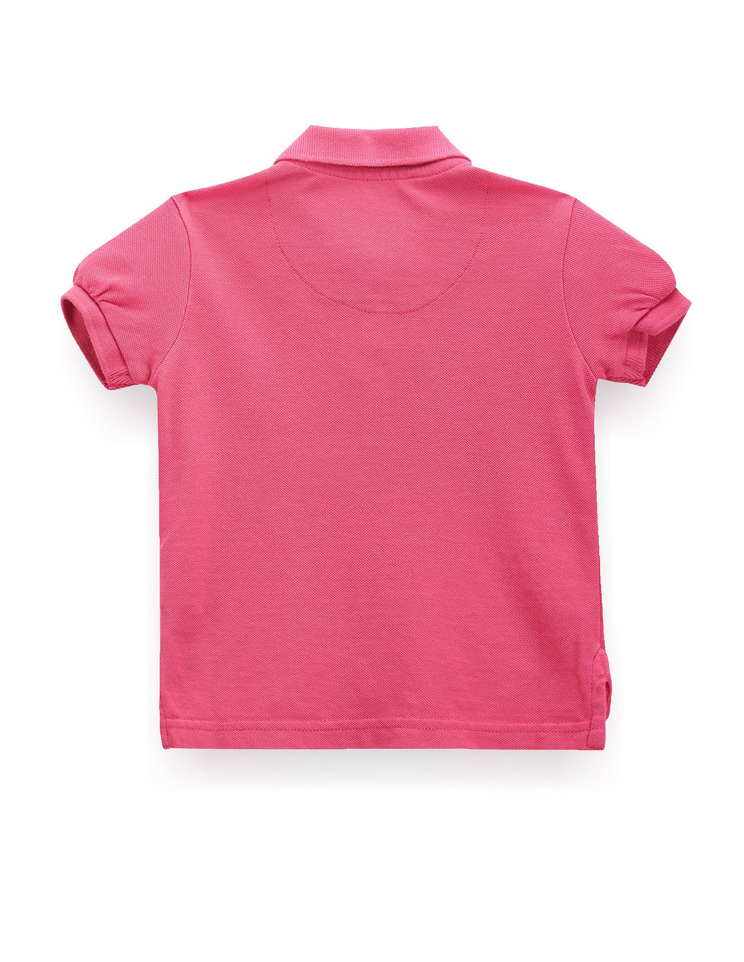 Girls Cotton Pique Polo Shirt - Image 2