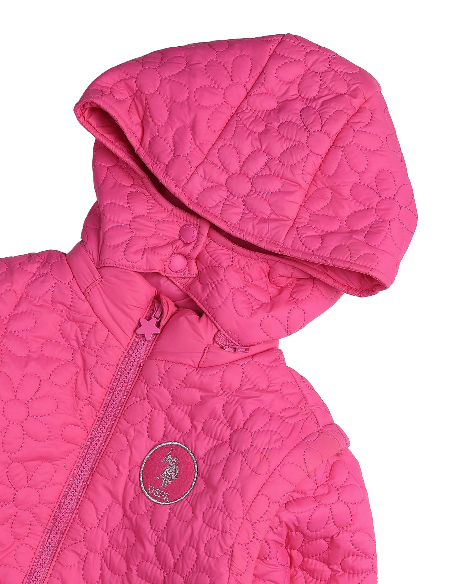 Girls Detachable Hood And Sleeve Jacket - Image 2