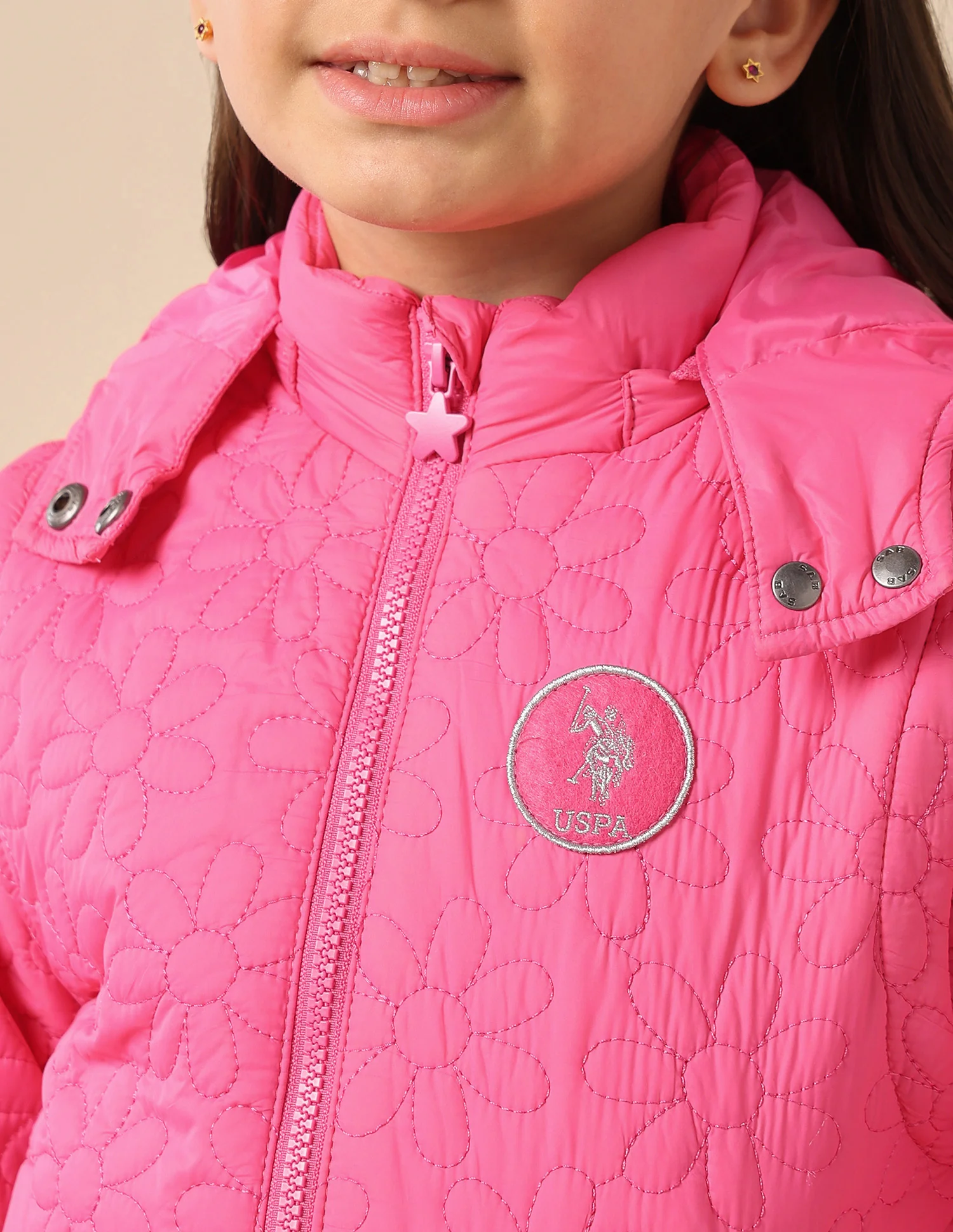 Girls Detachable Hood And Sleeve Jacket - Image 7