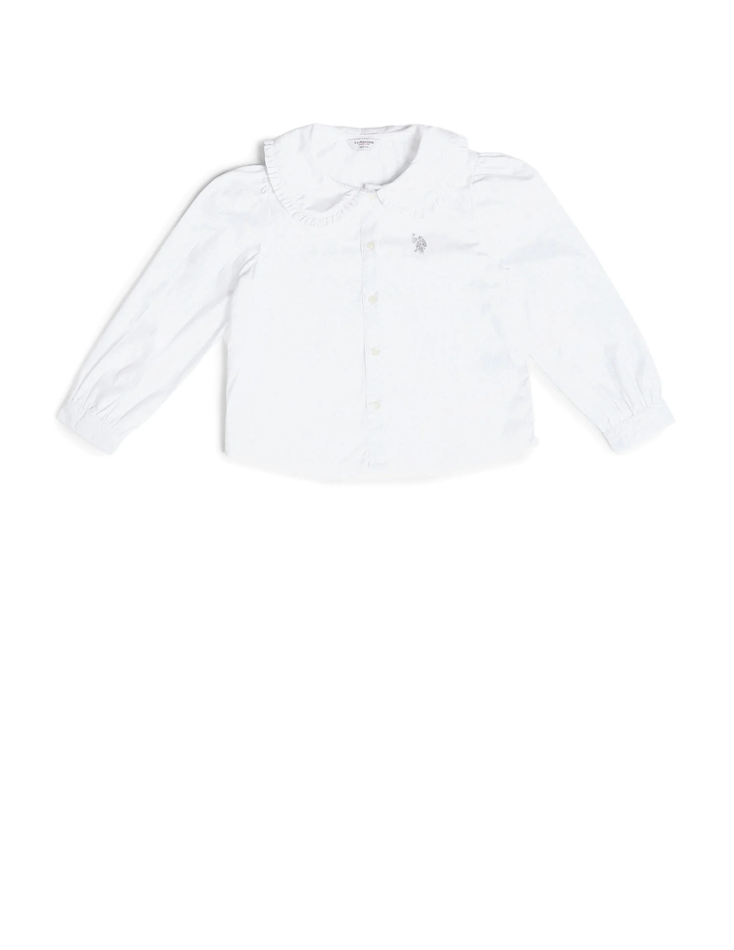 Girls Peter Pan Collar Regular Top - Image 5