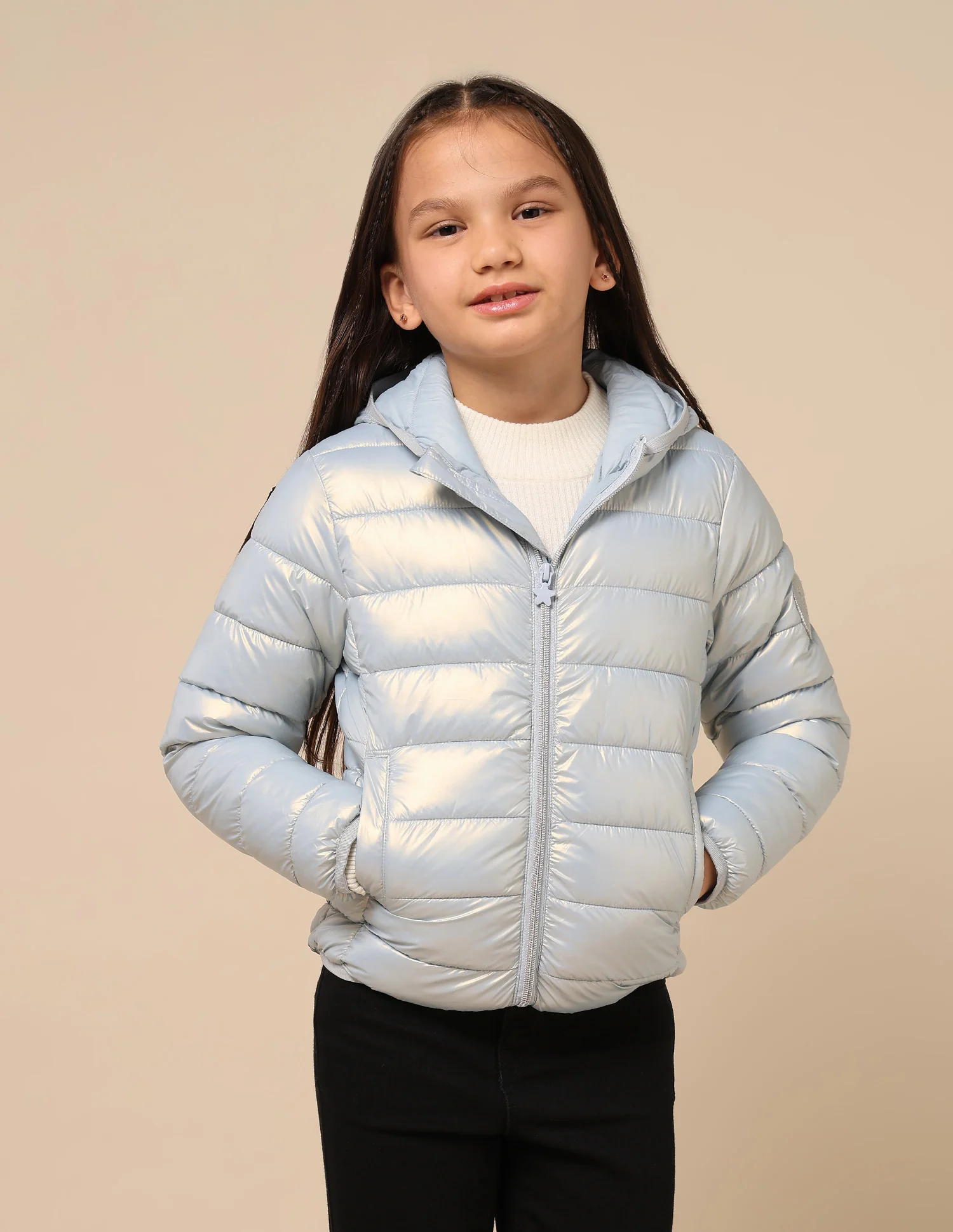 Girls Nylon Puffer Jacket - Image 6