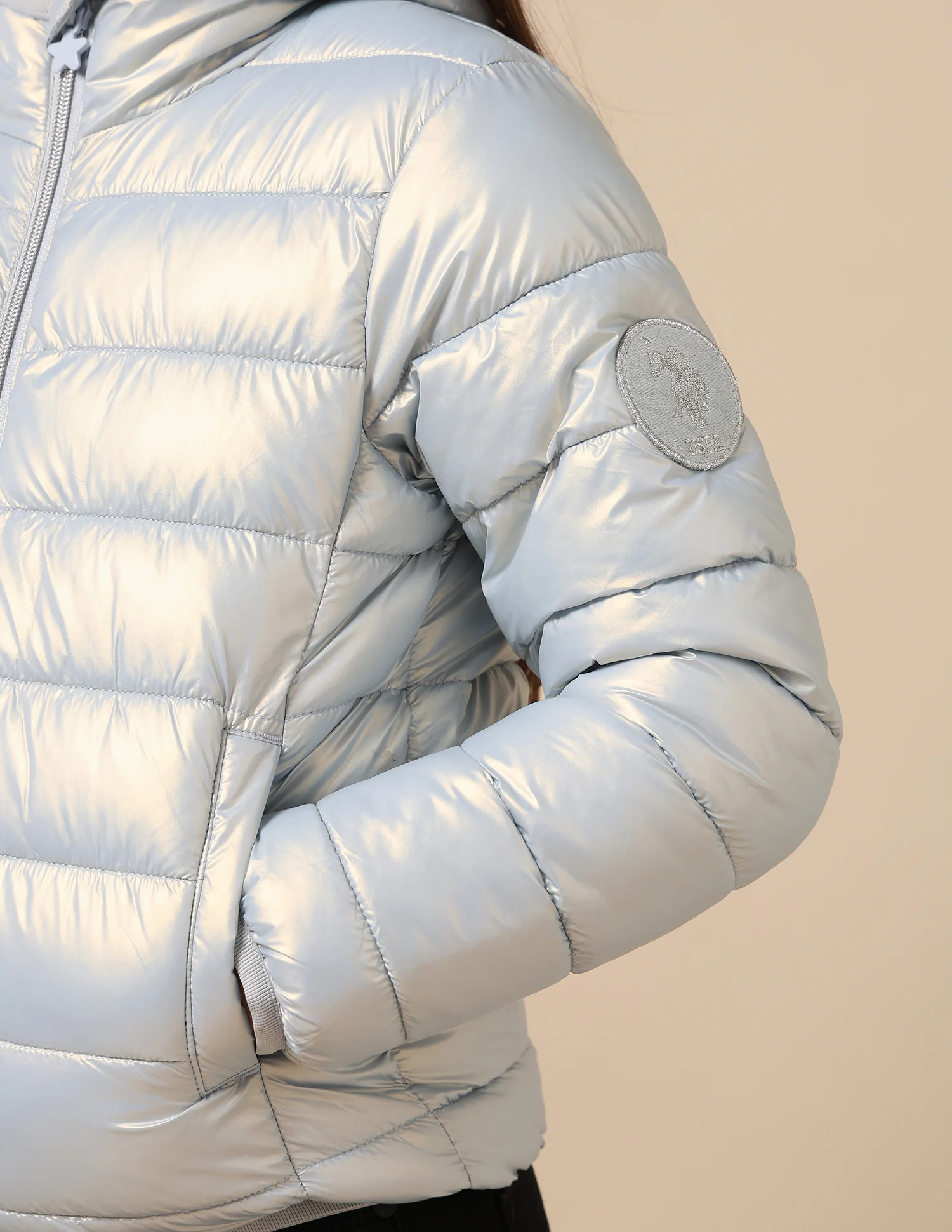 Girls Nylon Puffer Jacket - Image 8