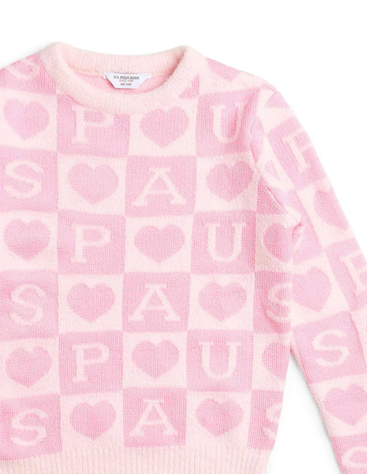 Girls Patterned Knit Sweatshirt - Image 10