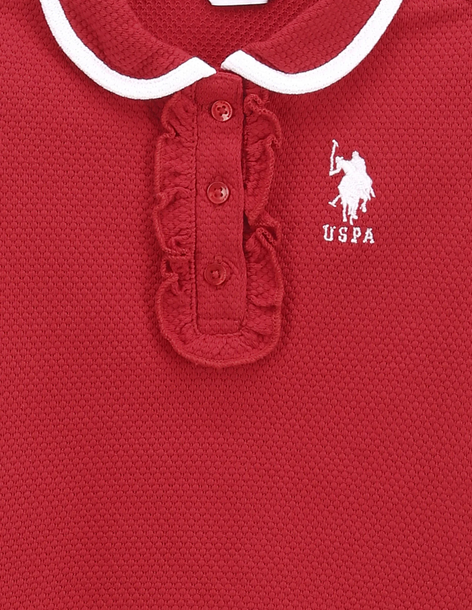 Girls Peter Pan Polo Shirt - Image 3
