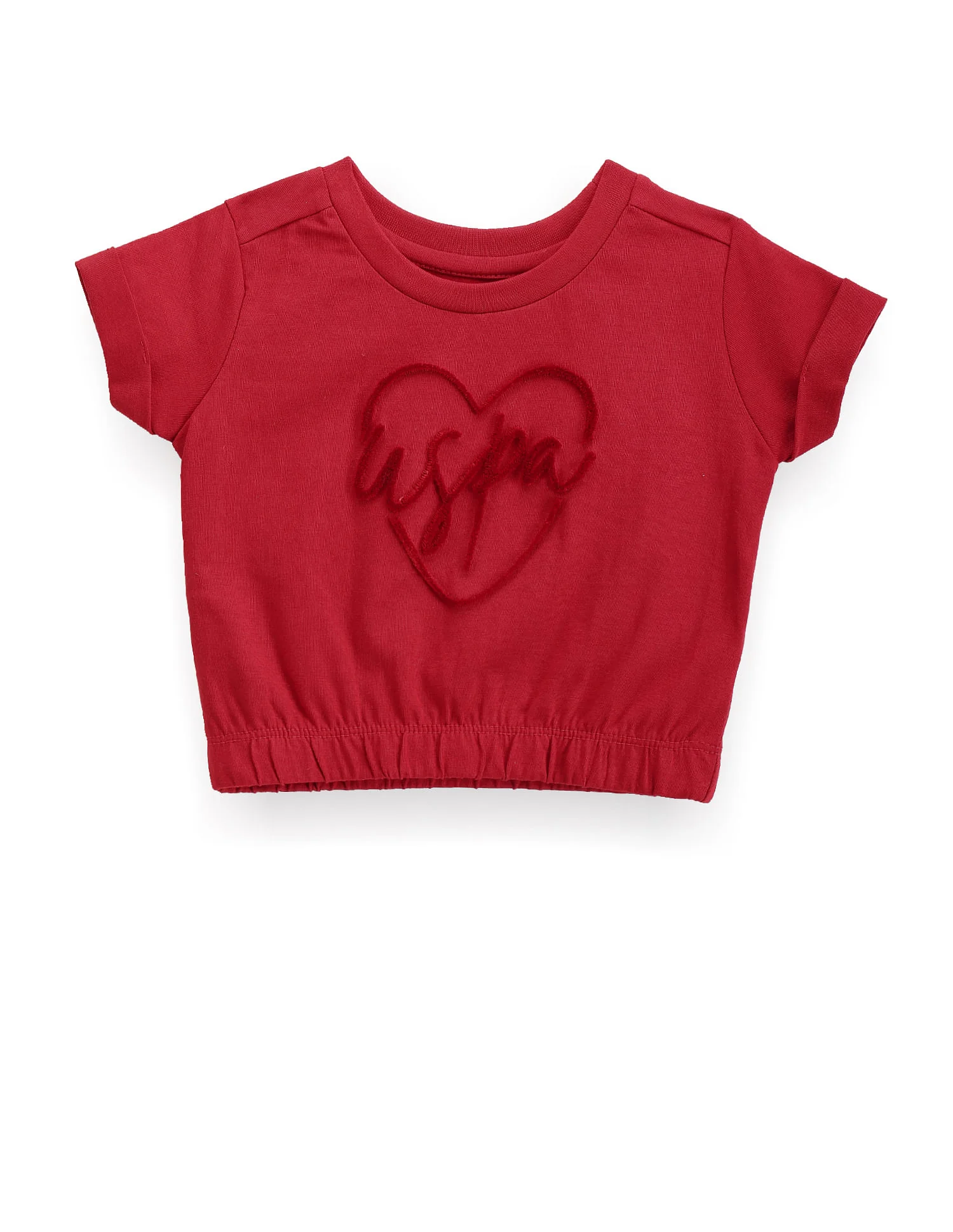 Girls Raised Logo T-Shirt