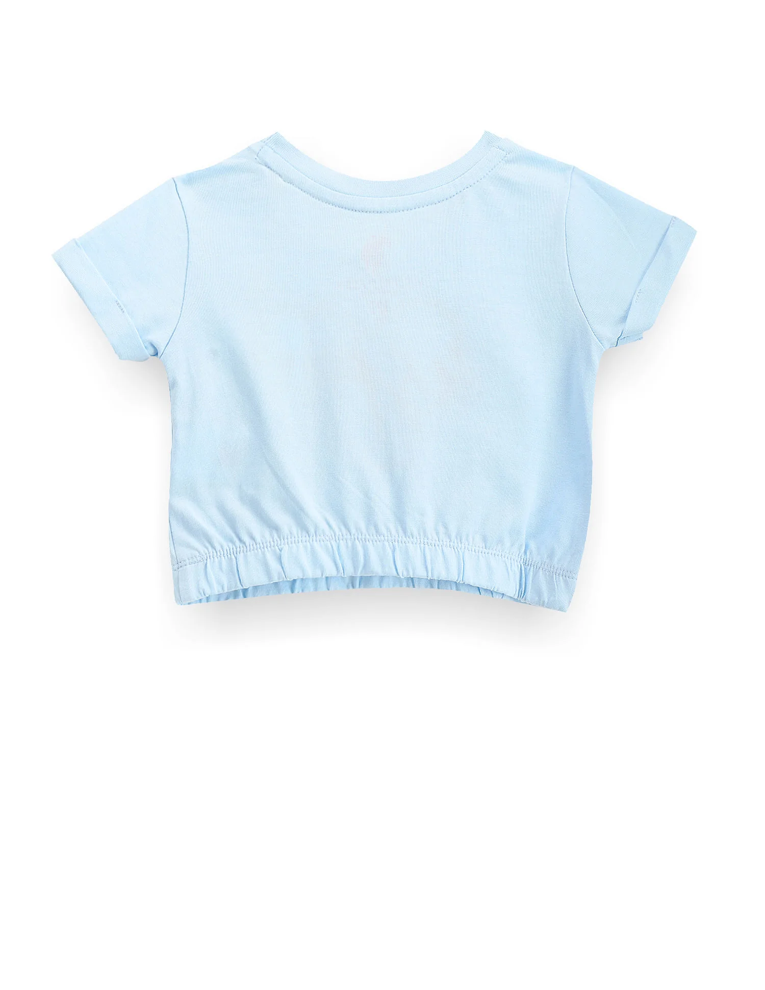 Girls Raised Logo T-Shirt - Image 2