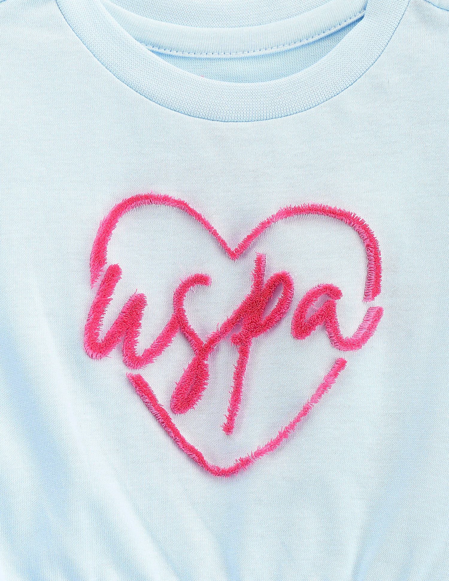 Girls Raised Logo T-Shirt - Image 3