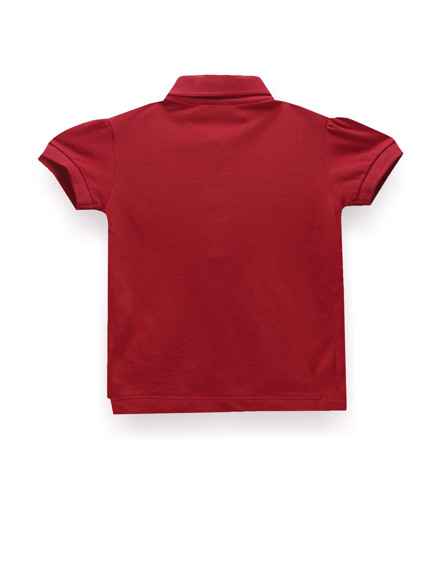 Girls Ruffled Placket Polo Shirt - Image 2